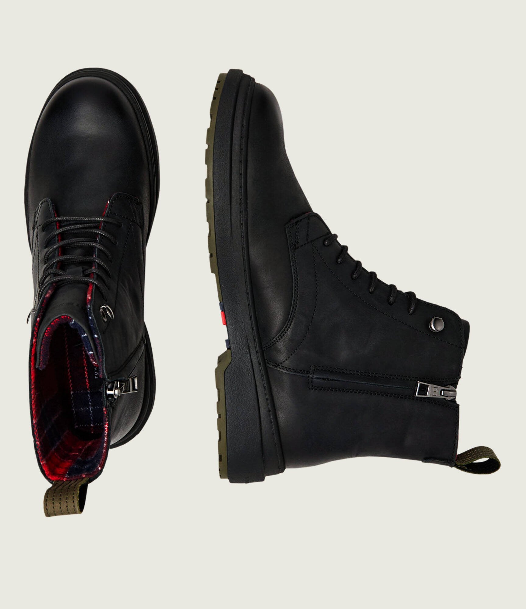 Tommy Hilfiger De piele încălțăminte înaltă