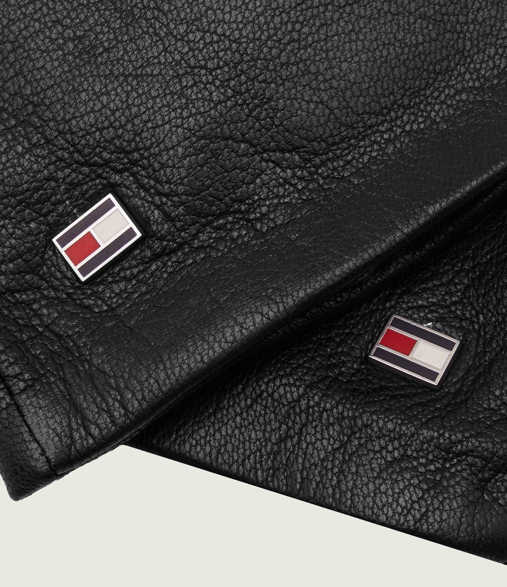 Tommy Hilfiger De piele mănuși ESSENTIAL FLAG