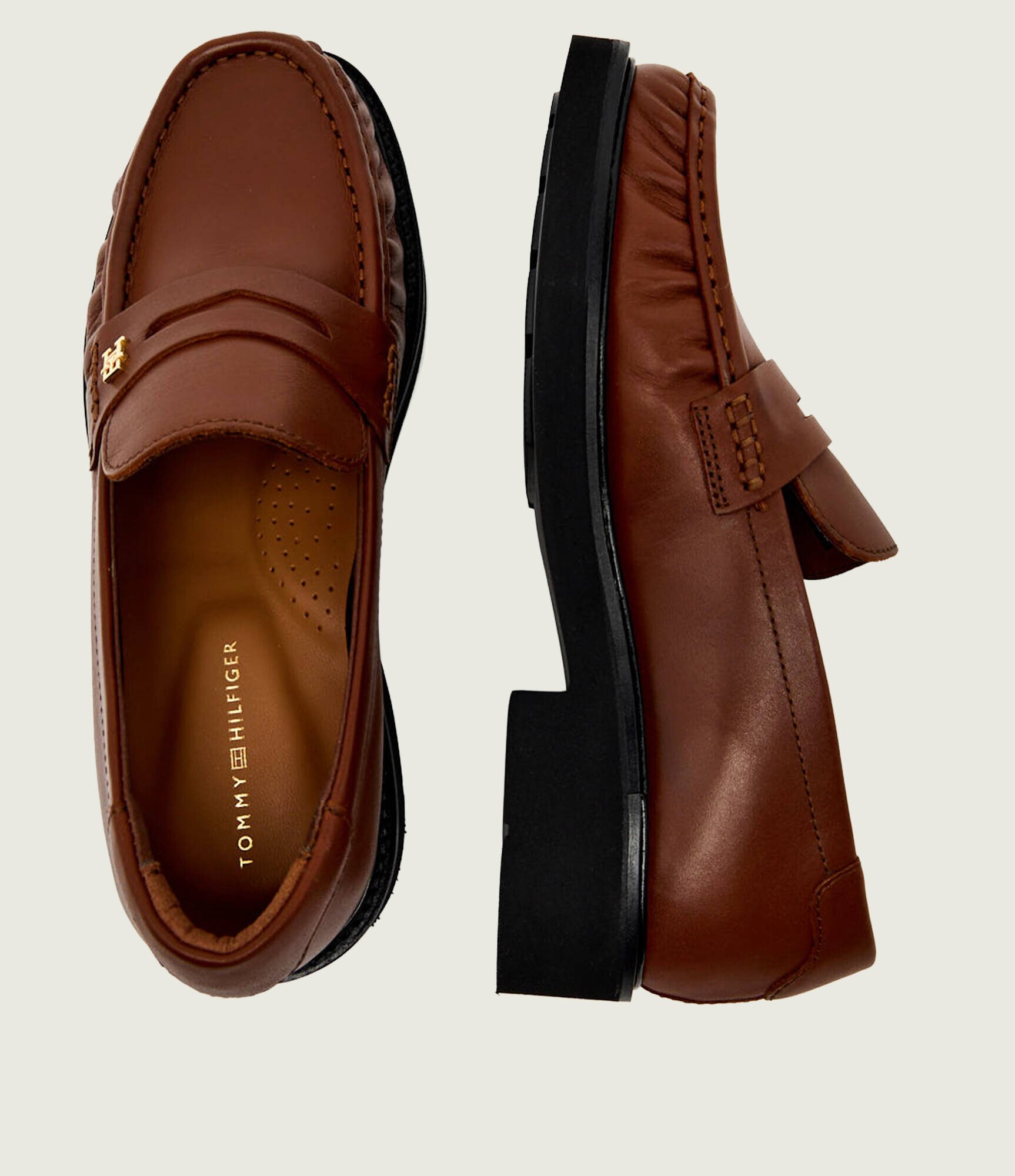 Tommy Hilfiger De piele pantofi loafer