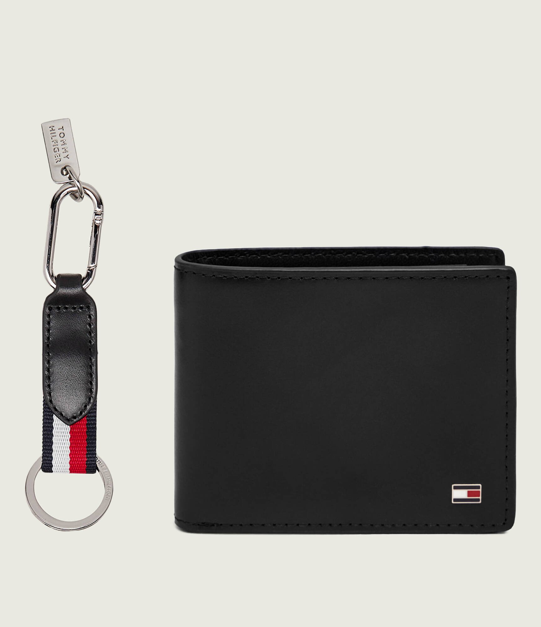 Tommy Hilfiger De piele portofel + breloc