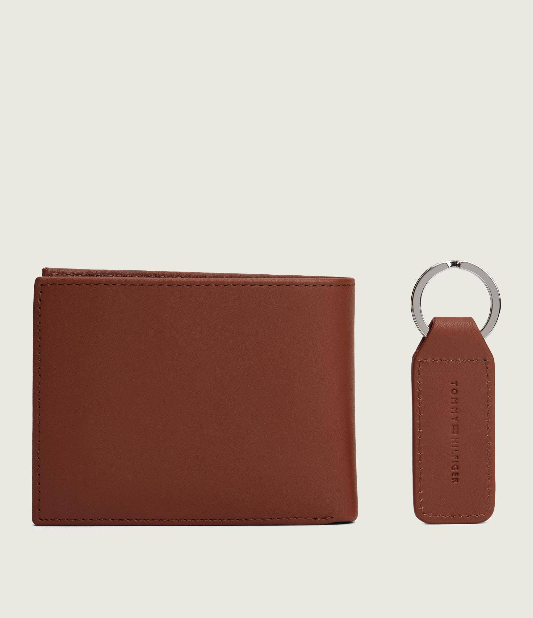 Tommy Hilfiger De piele portofel + breloc