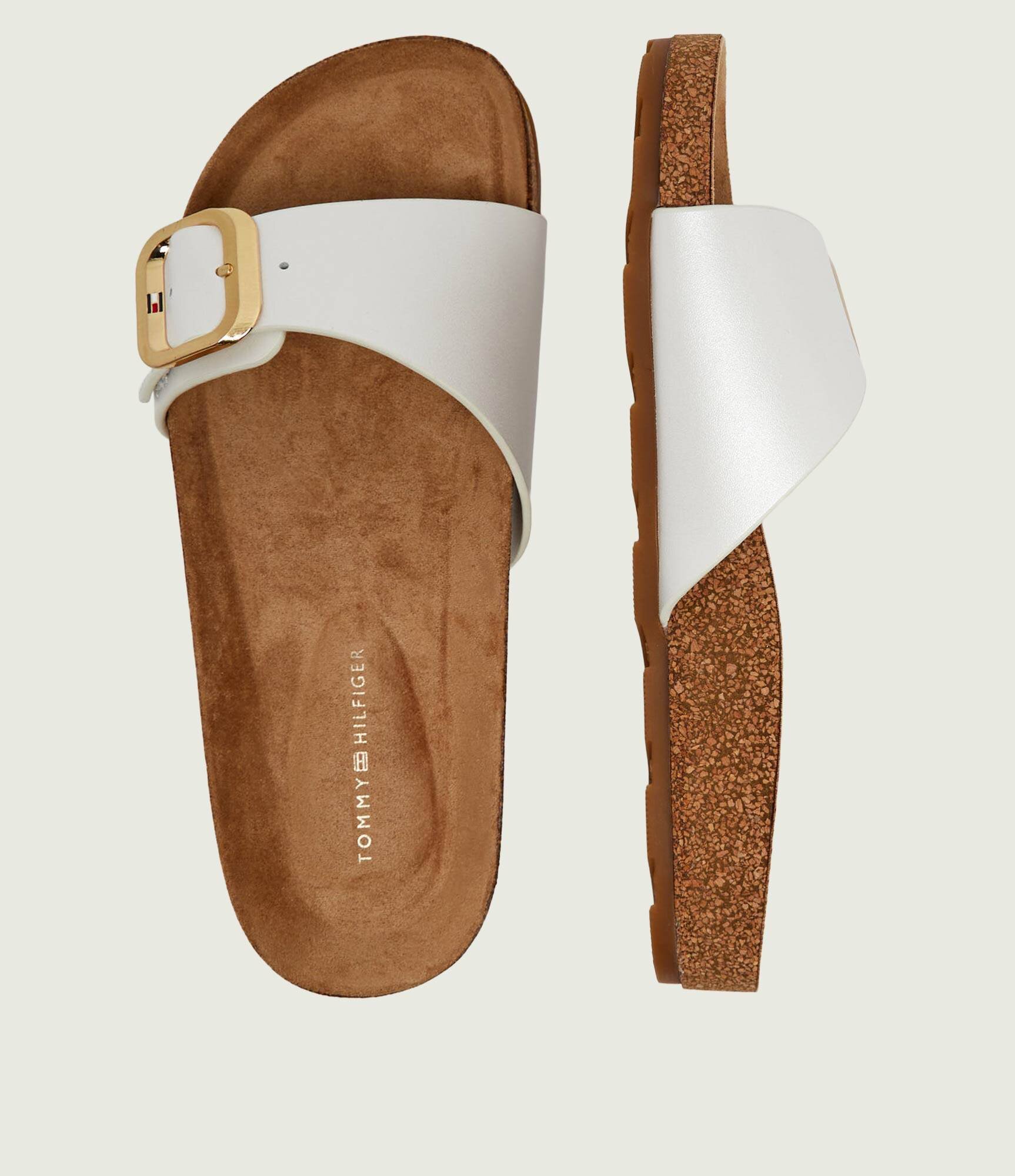 Tommy Hilfiger De piele șlapi