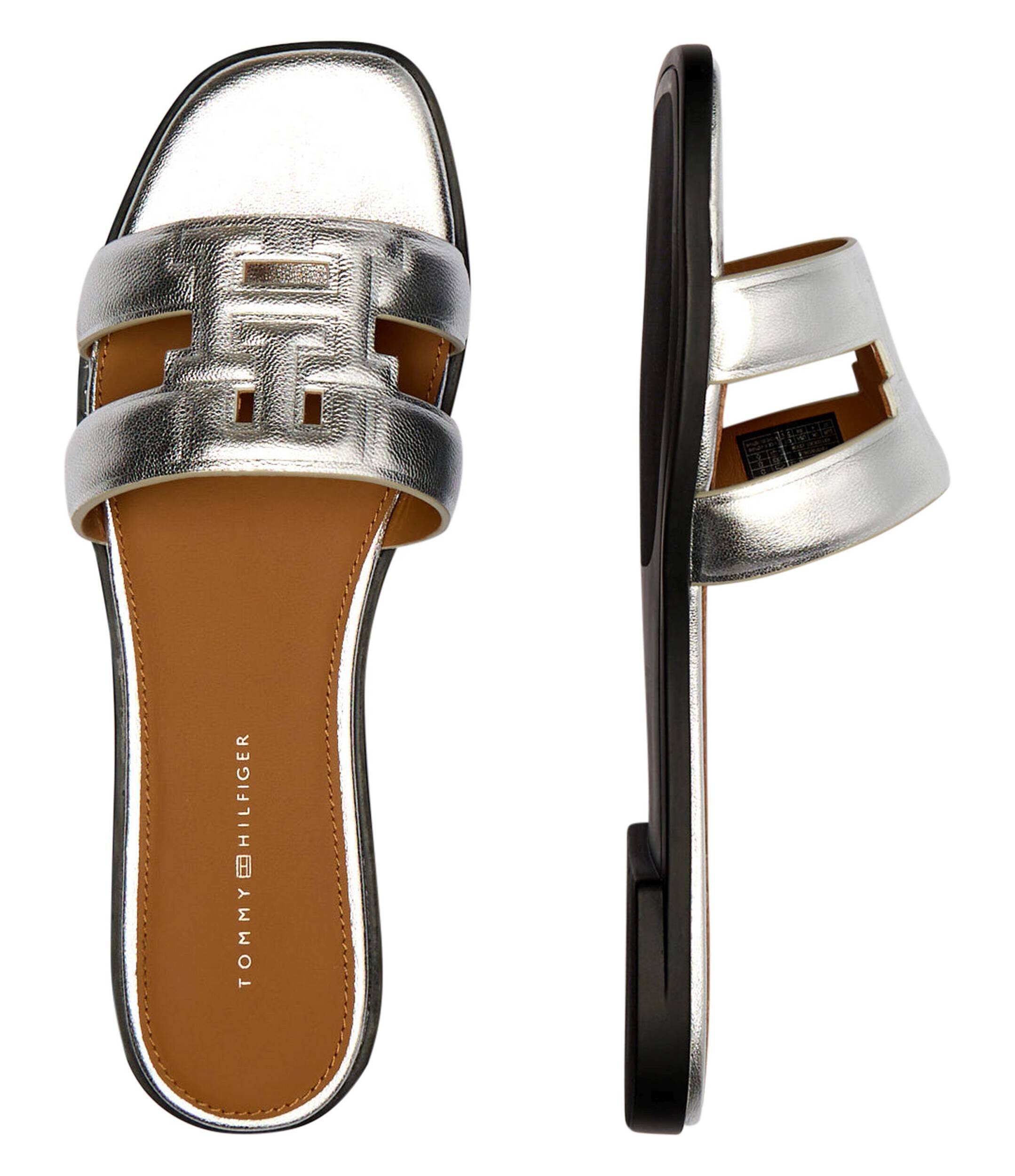 Tommy Hilfiger De piele șlapi