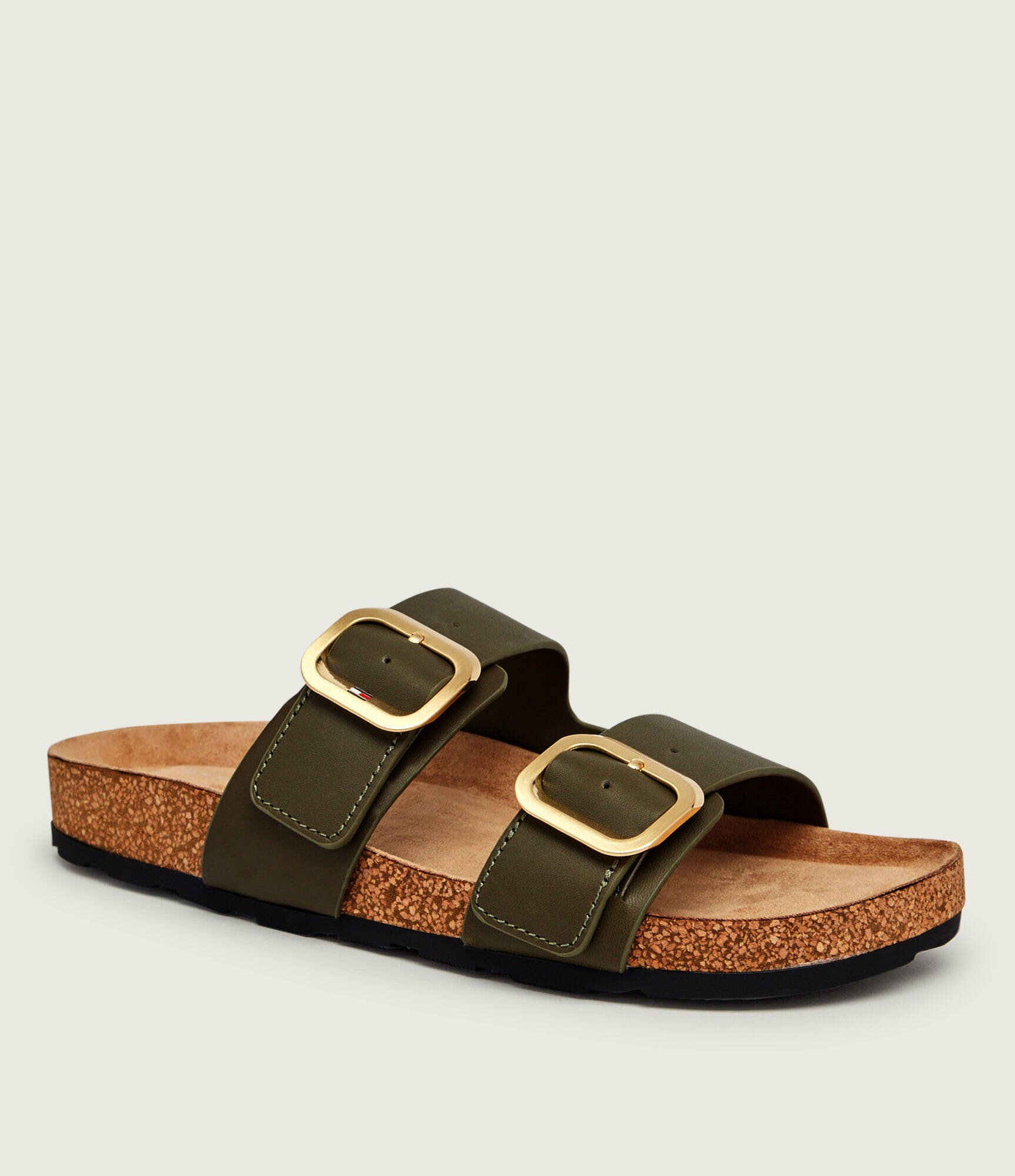 Tommy Hilfiger De piele șlapi