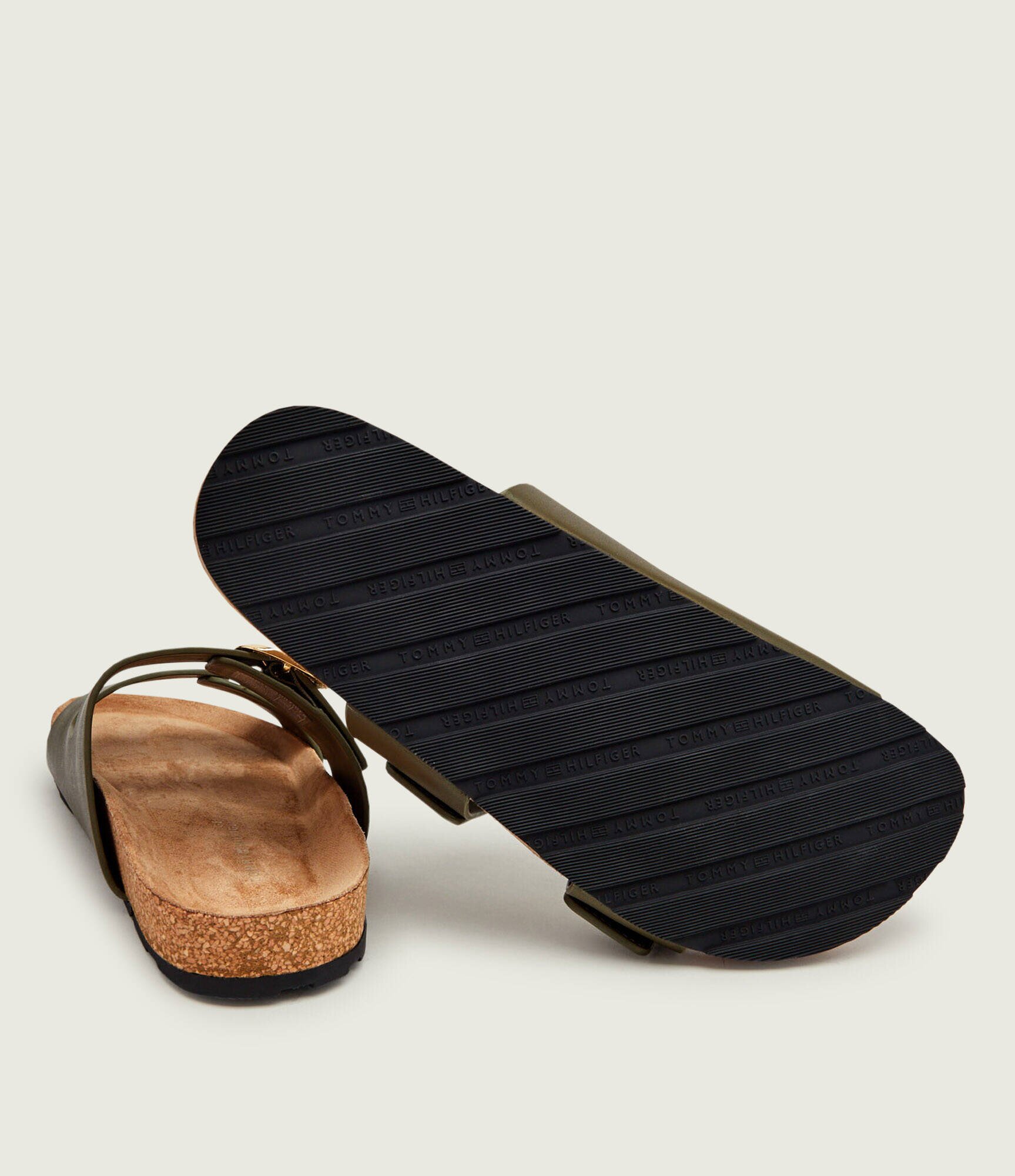 Tommy Hilfiger De piele șlapi