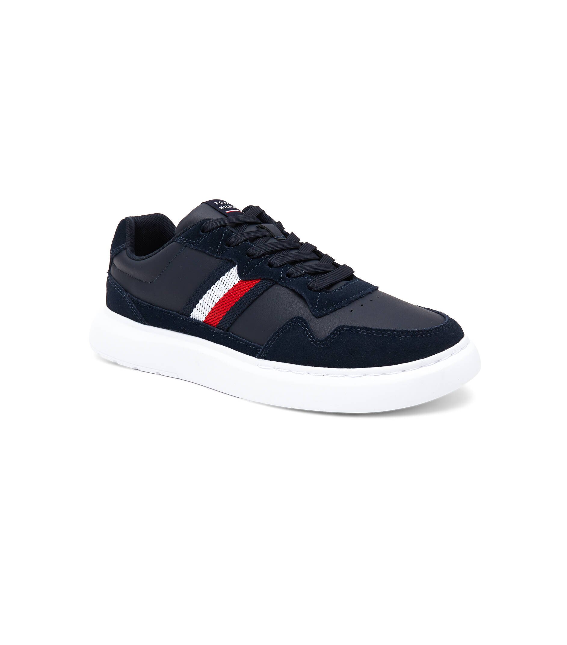 Tommy Hilfiger De piele teniși LIGHTWEIGHT LEATHER MIX CUP