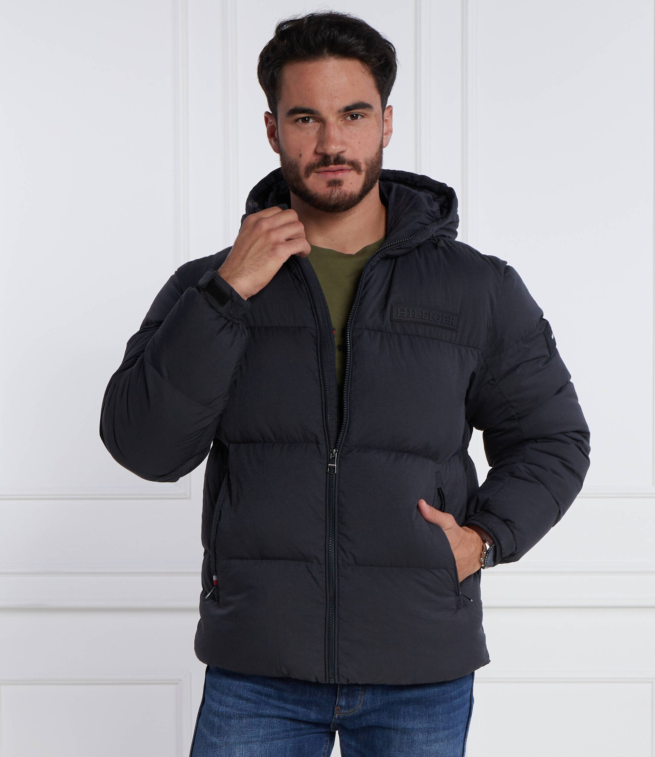 Tommy Hilfiger De puf geacă NEW YORK HOODED | Regular Fit