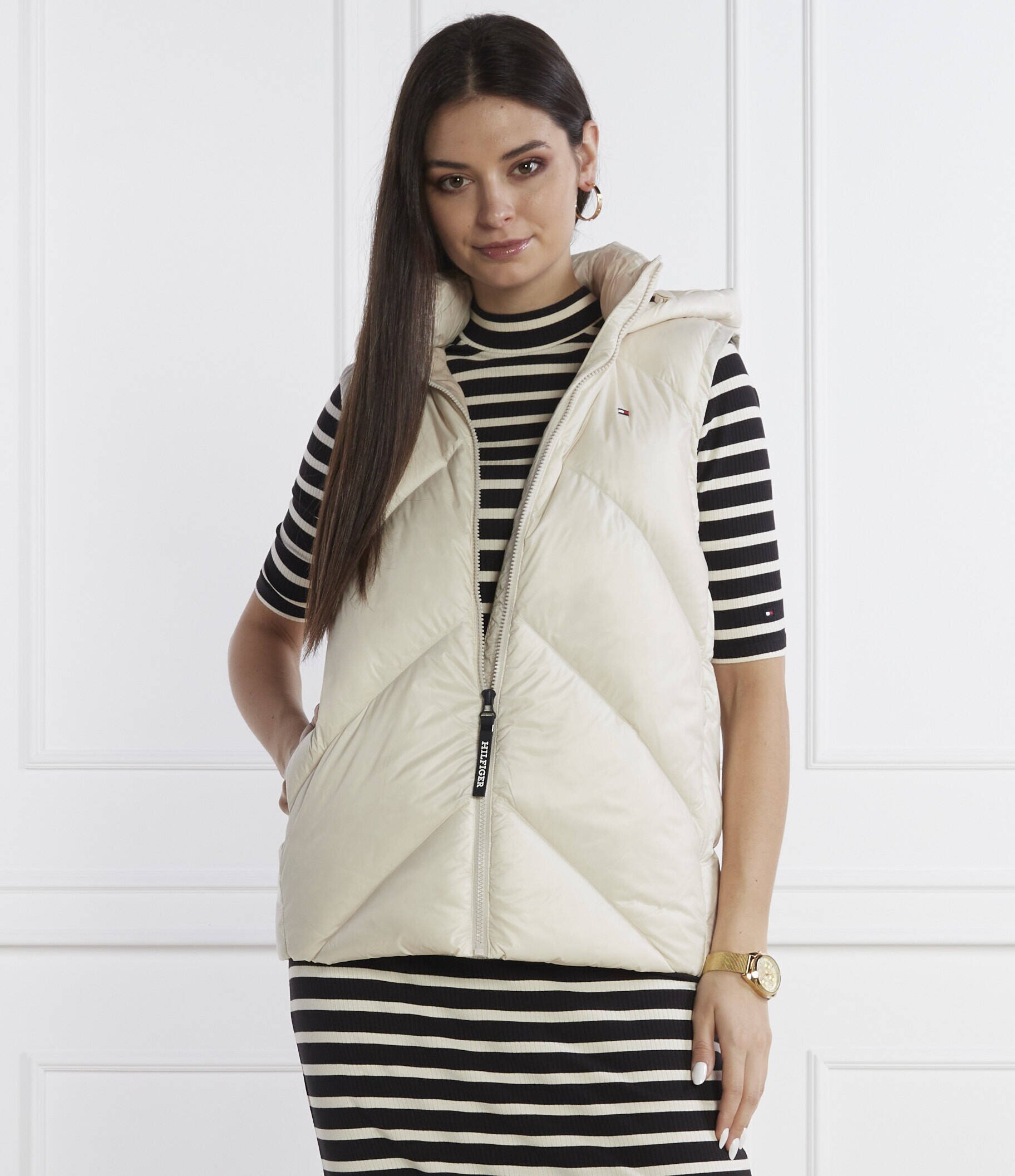 Tommy Hilfiger De puf vestă CHEVRON LW DOWN | Regular Fit