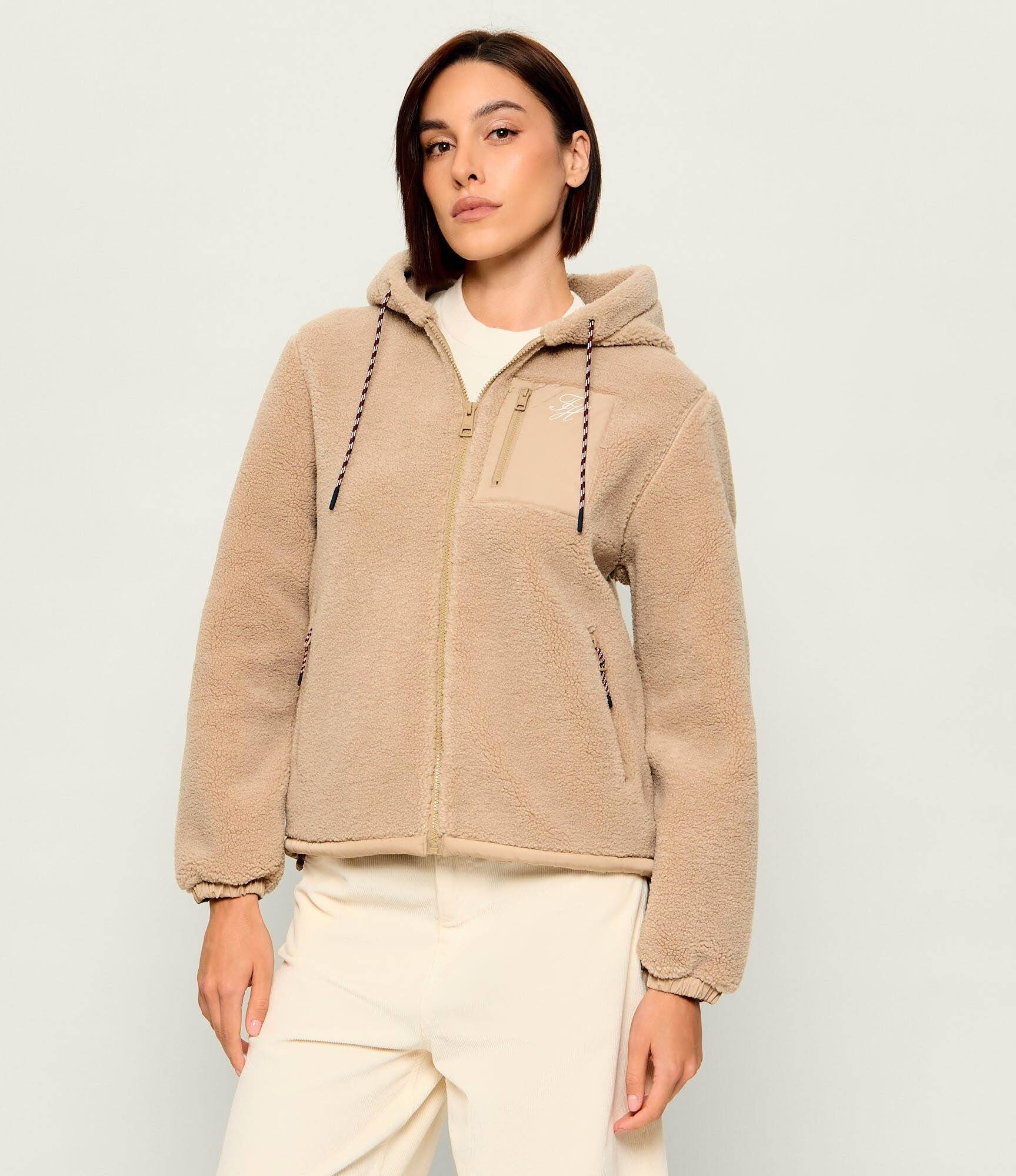 Tommy Hilfiger Din fleece hanorac Teddy | Loose fit