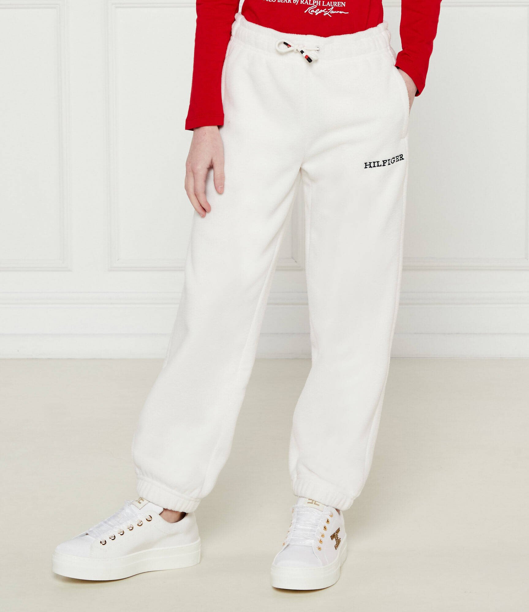 Tommy Hilfiger Din fleece pantaloni de trening