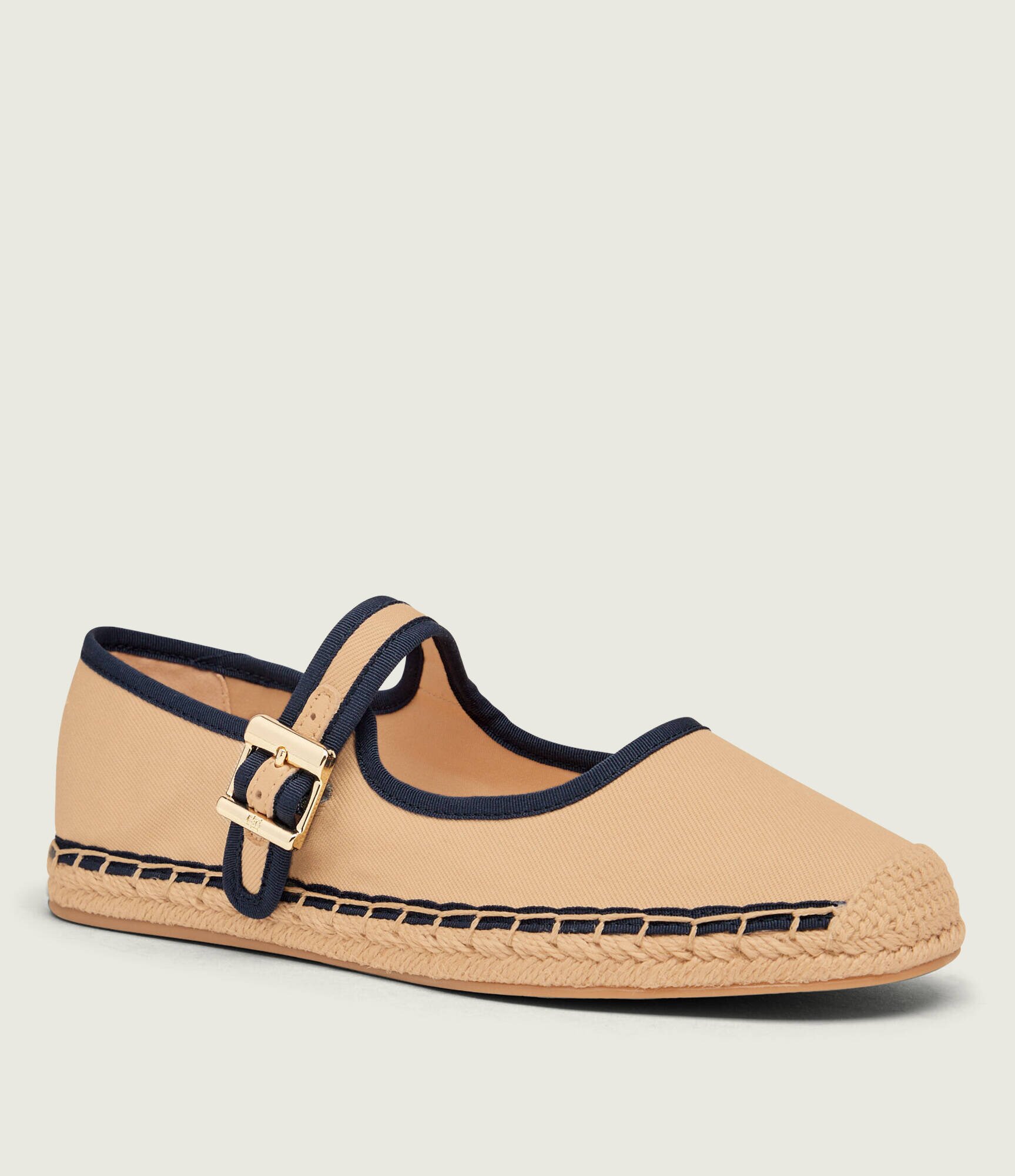 Tommy Hilfiger Espadrile Buckle Mary Jane cu adaos de piele