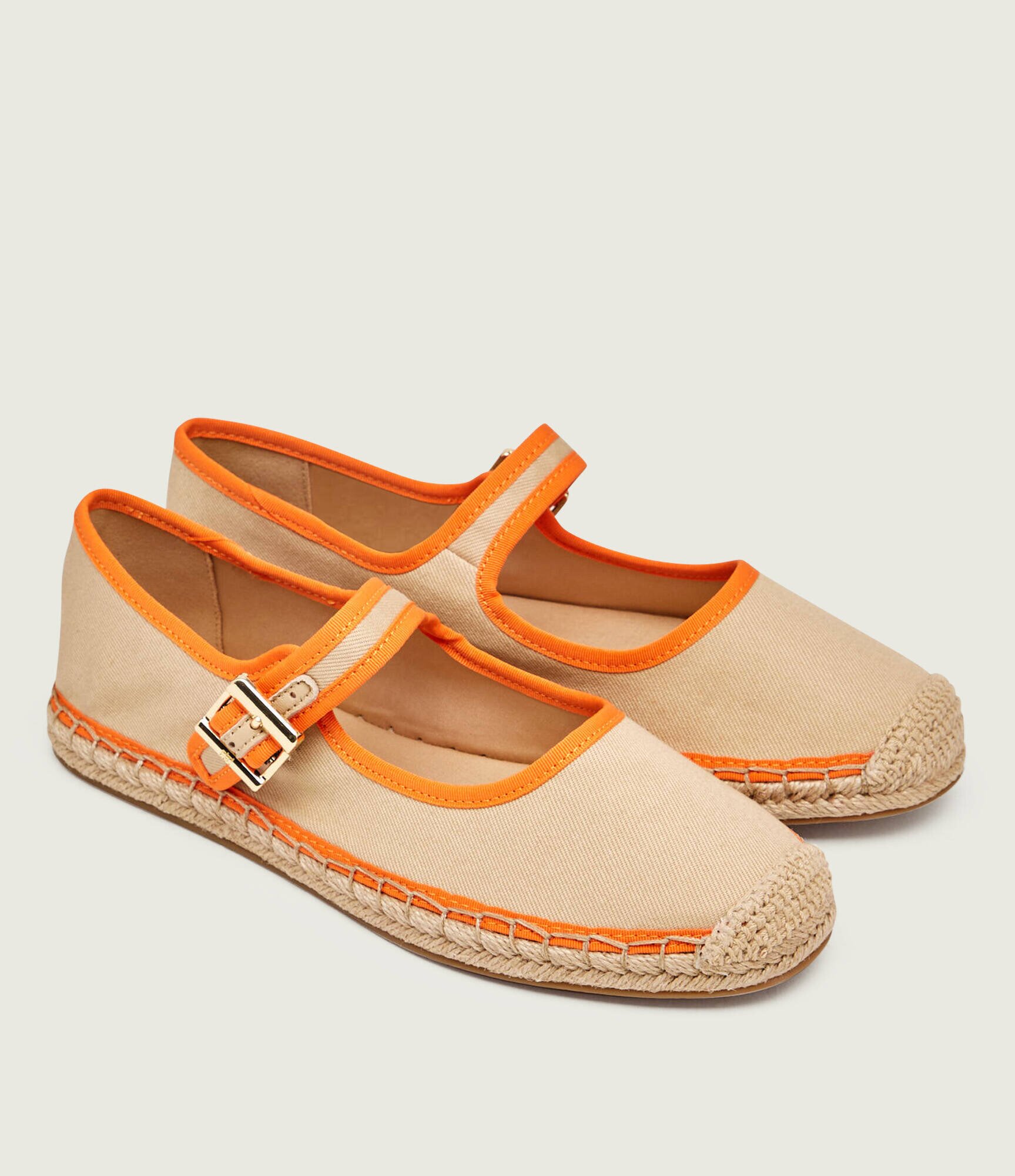 Tommy Hilfiger Espadrile Buckle Mary Jane cu adaos de piele
