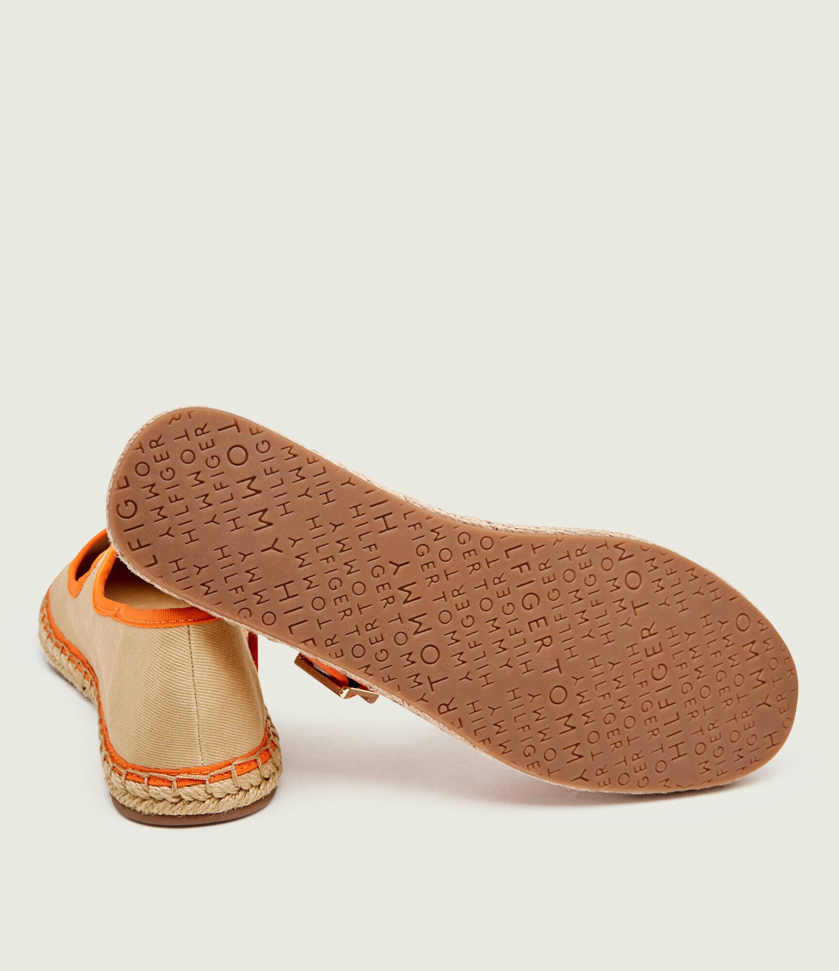Tommy Hilfiger Espadrile Buckle Mary Jane cu adaos de piele