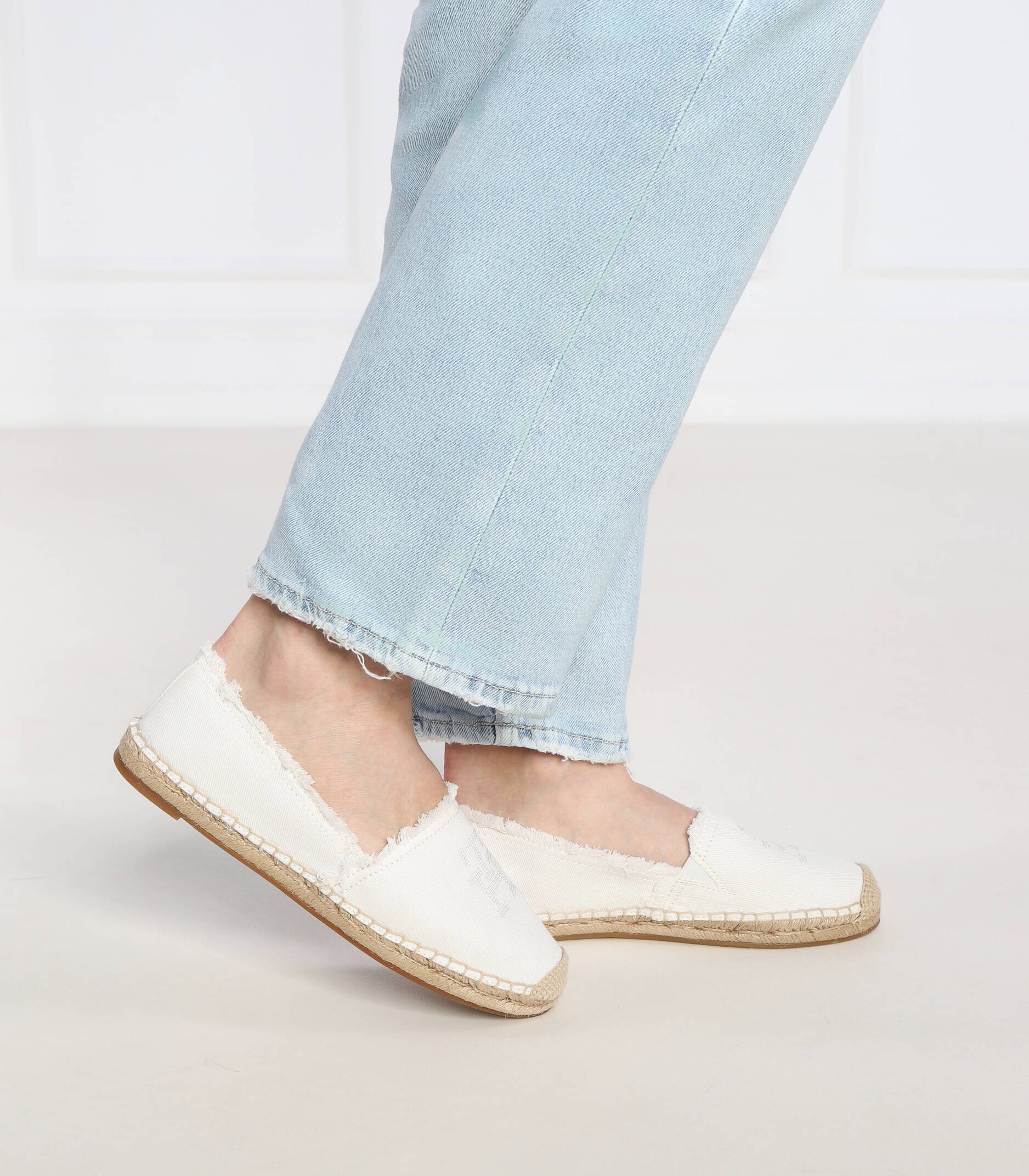 Tommy Hilfiger Espadrile cu adaos de piele
