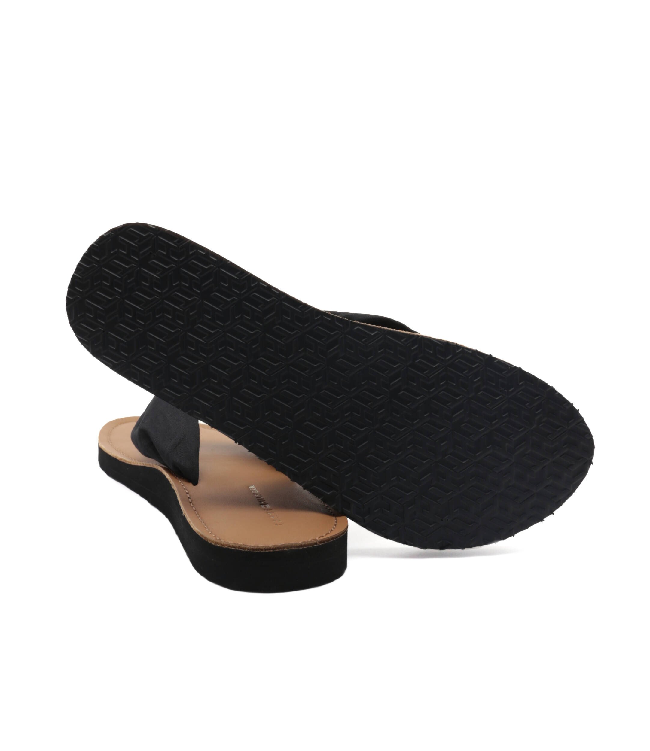 Tommy Hilfiger Flip flops cu adaos de piele