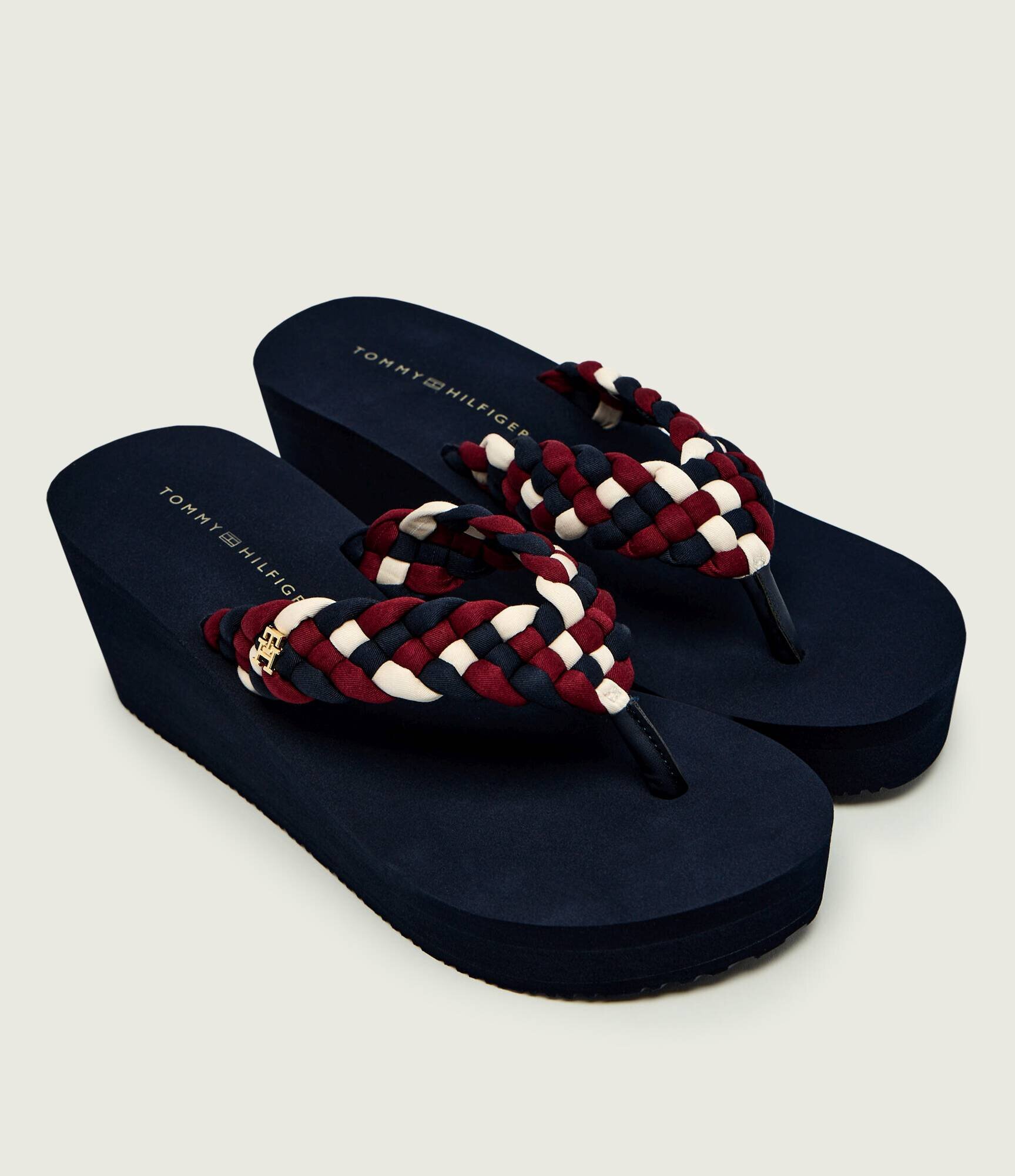 Tommy Hilfiger Flip flops Wedge Braided Summer
