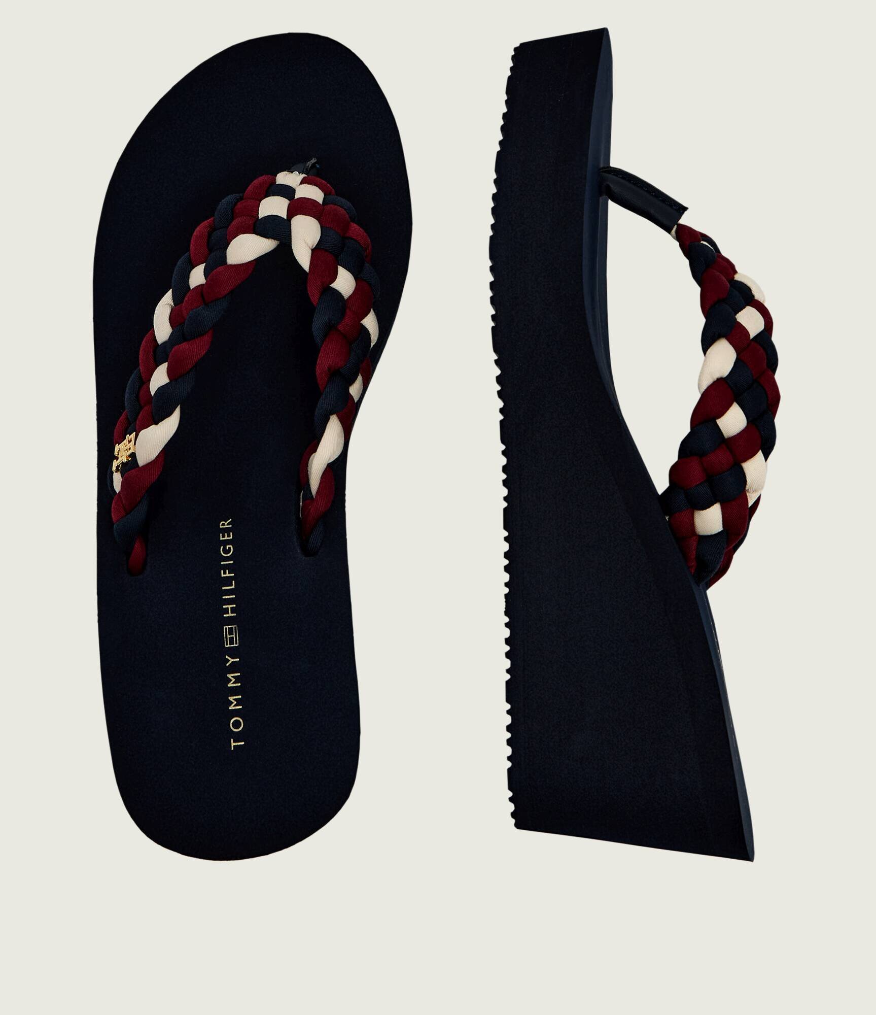 Tommy Hilfiger Flip flops Wedge Braided Summer