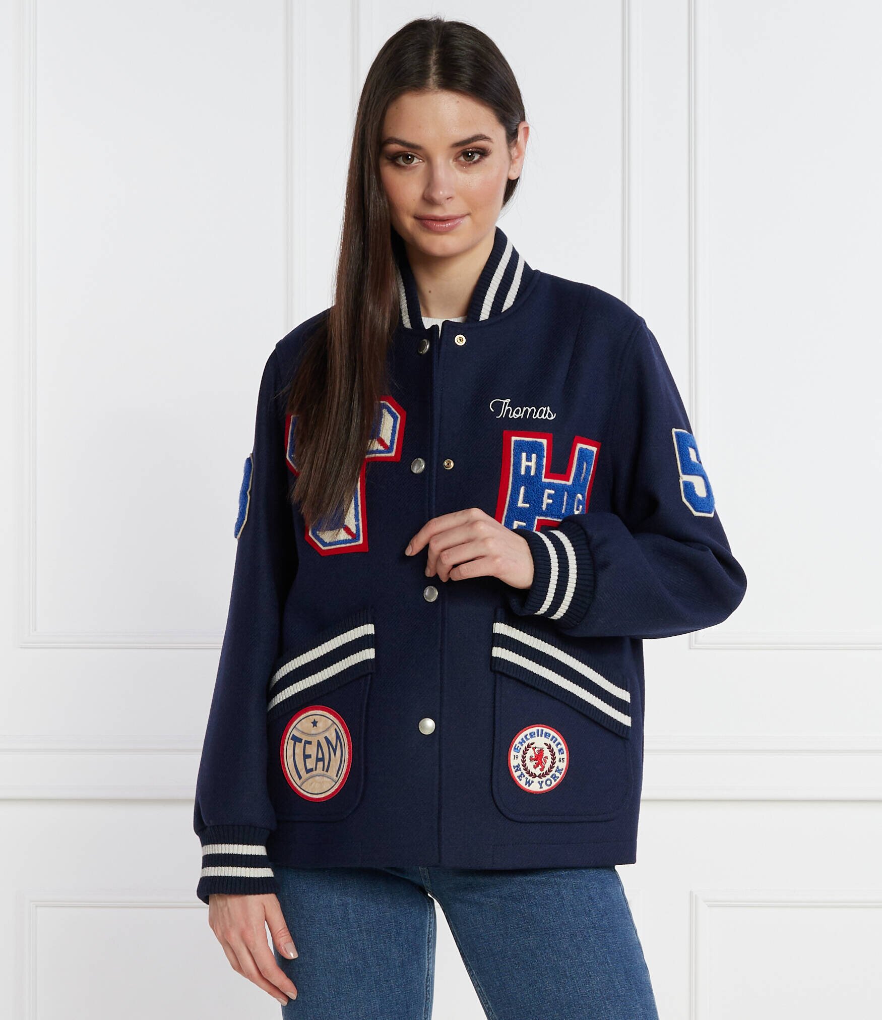 Tommy Hilfiger Geacă bomber COLLEGIATE | Regular Fit cu adaos de lână