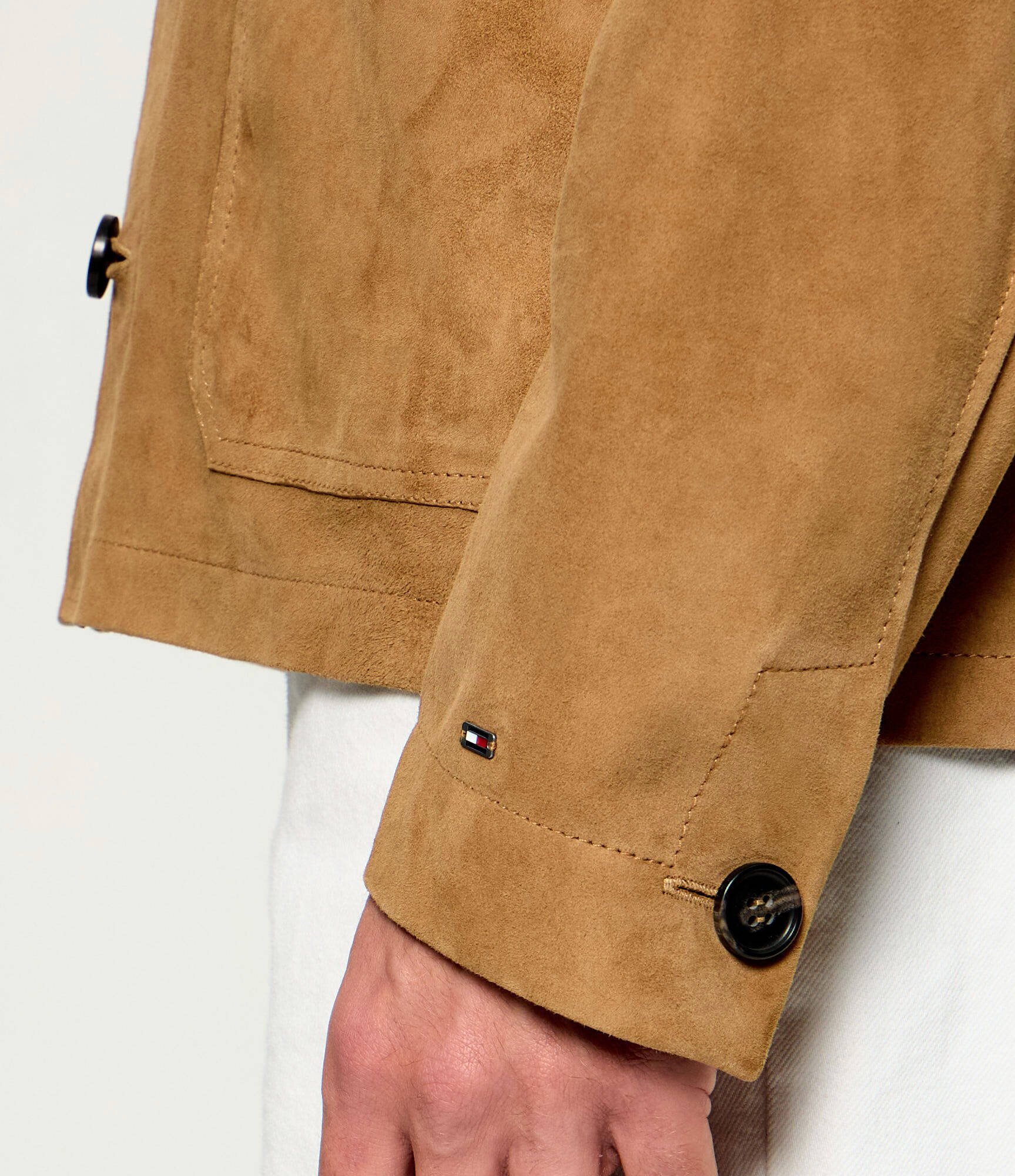 Tommy Hilfiger Geacă | regular fit | piele întoarsă