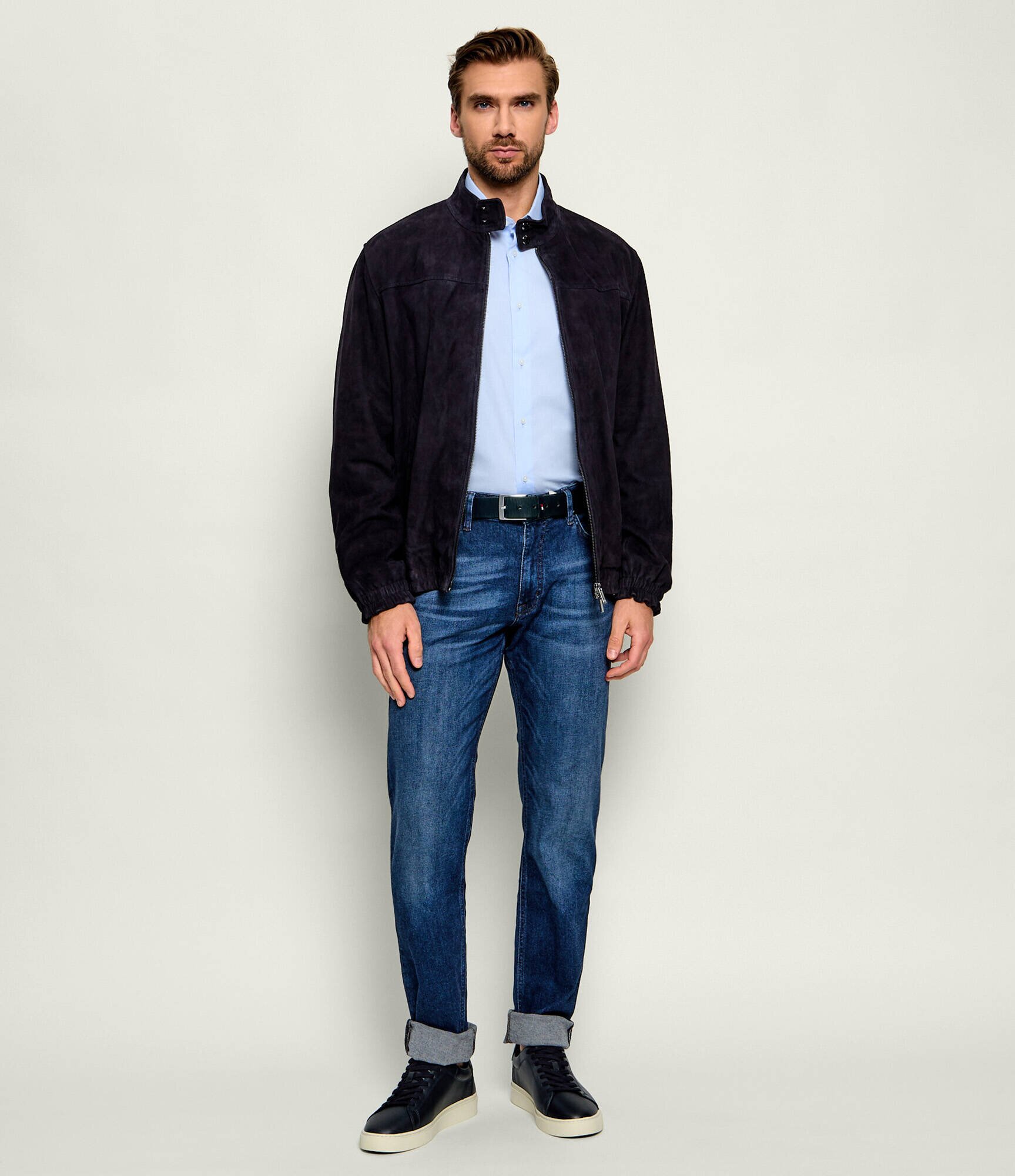 Tommy Hilfiger Geacă | regular fit | piele întoarsă
