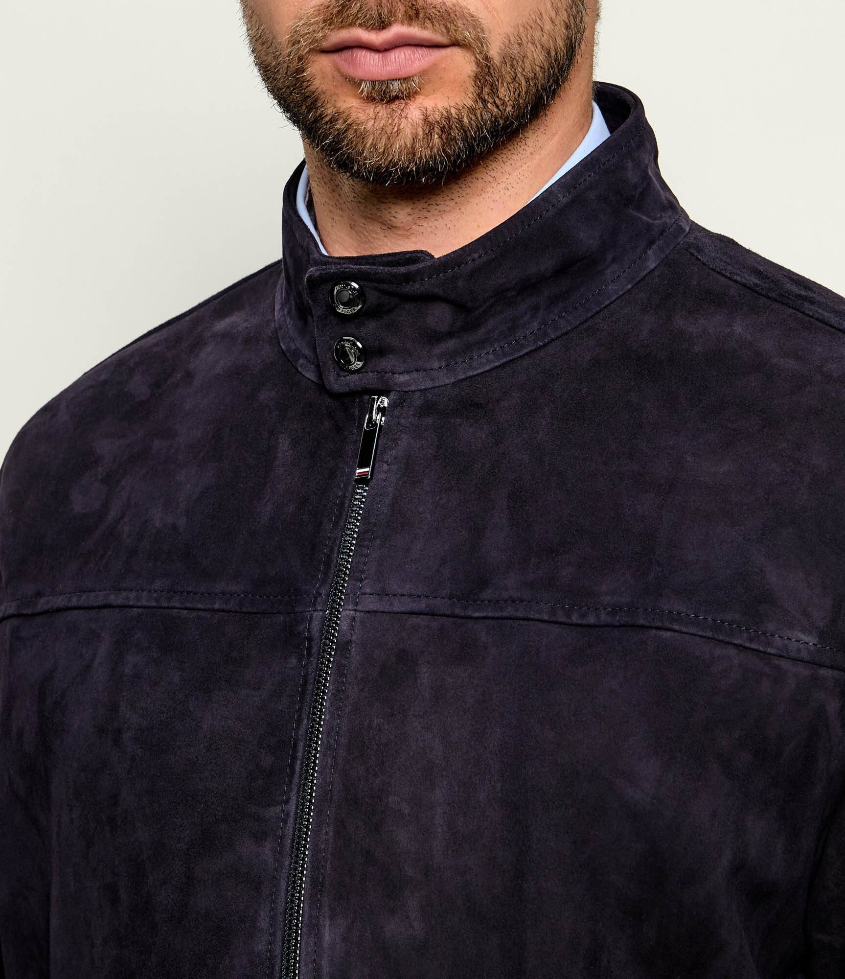 Tommy Hilfiger Geacă | regular fit | piele întoarsă