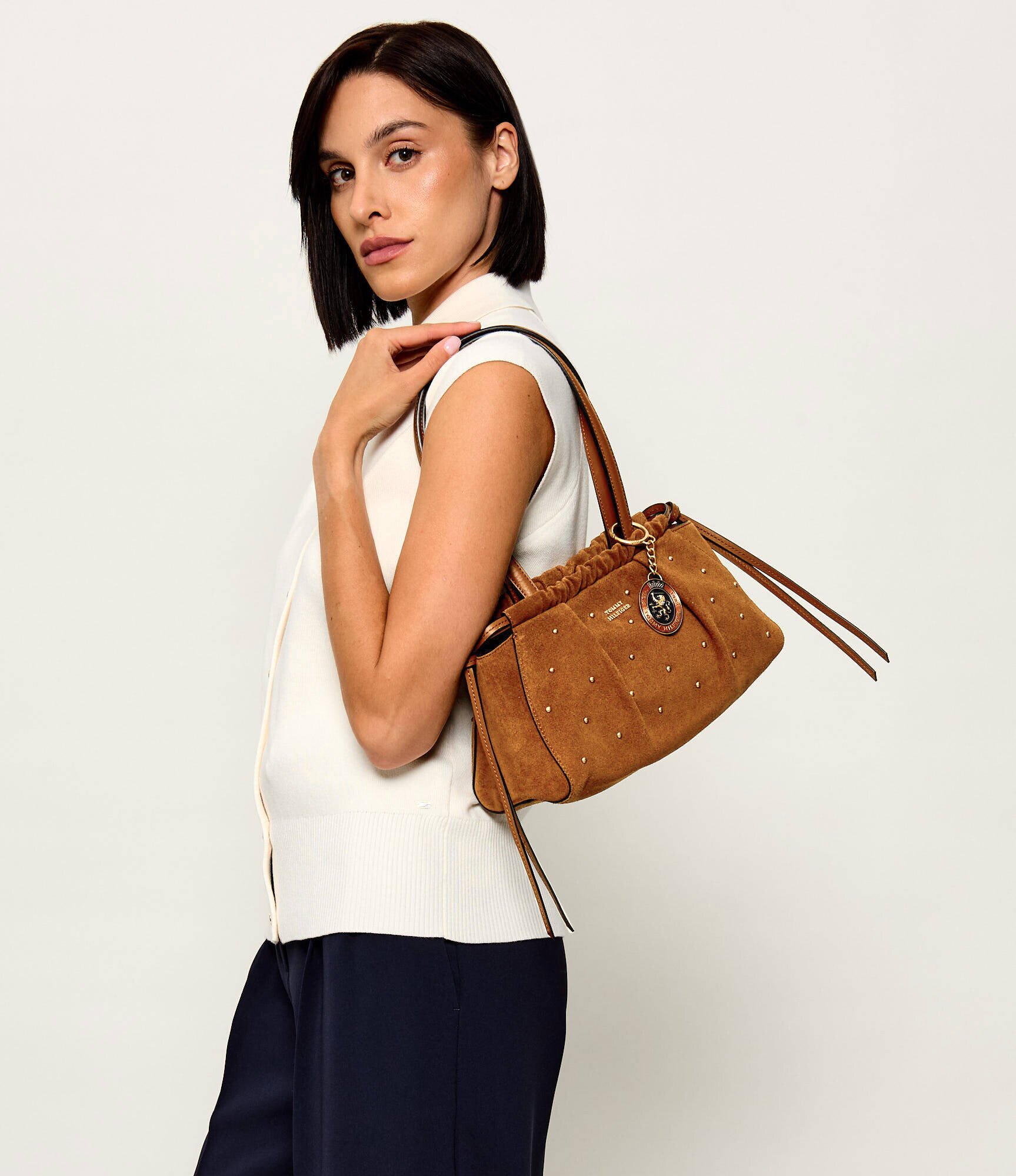 Tommy Hilfiger Geantă pe umăr | piele întoarsă