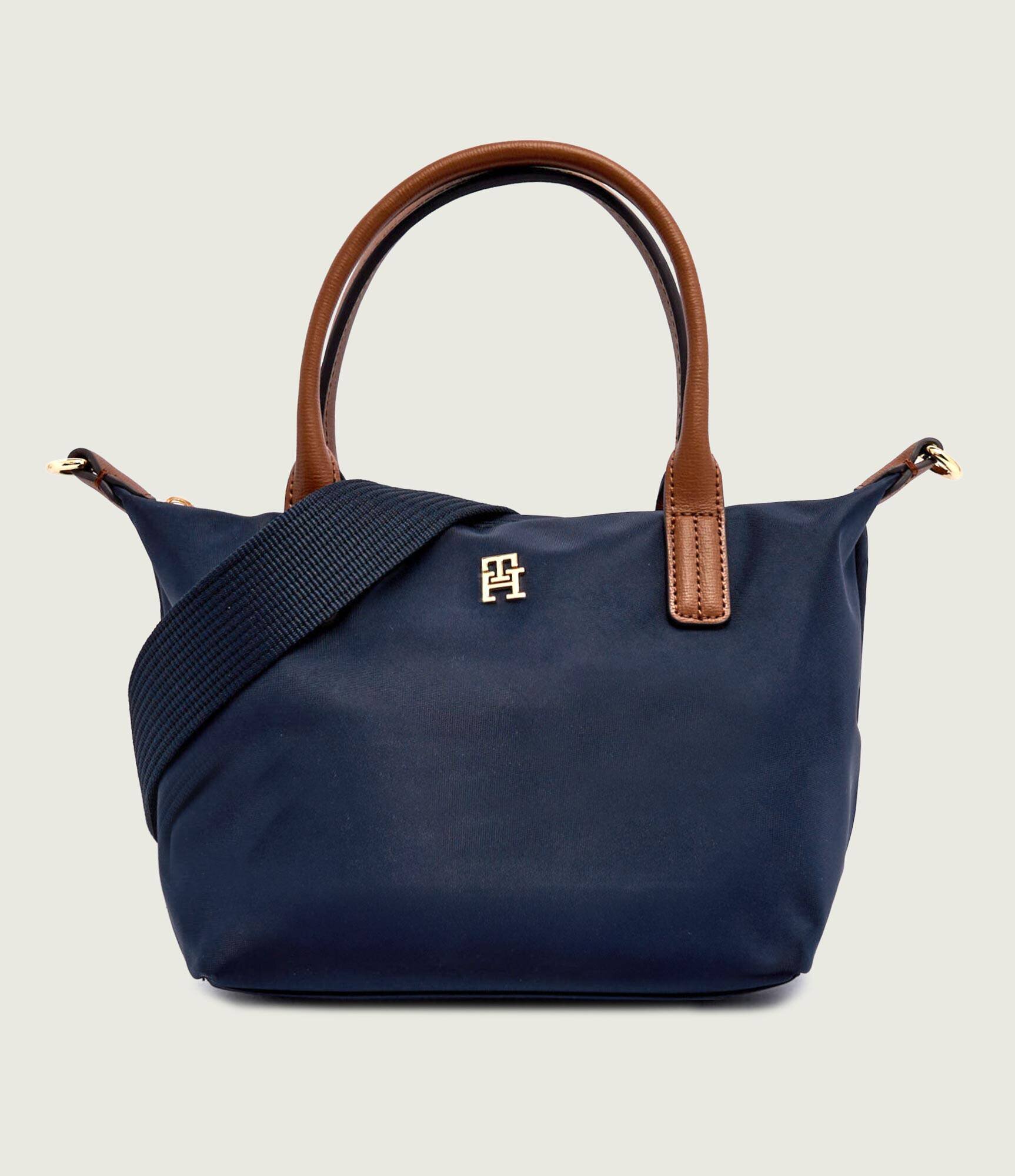 Tommy Hilfiger Geantă pe umăr Popette cu adaos de piele
