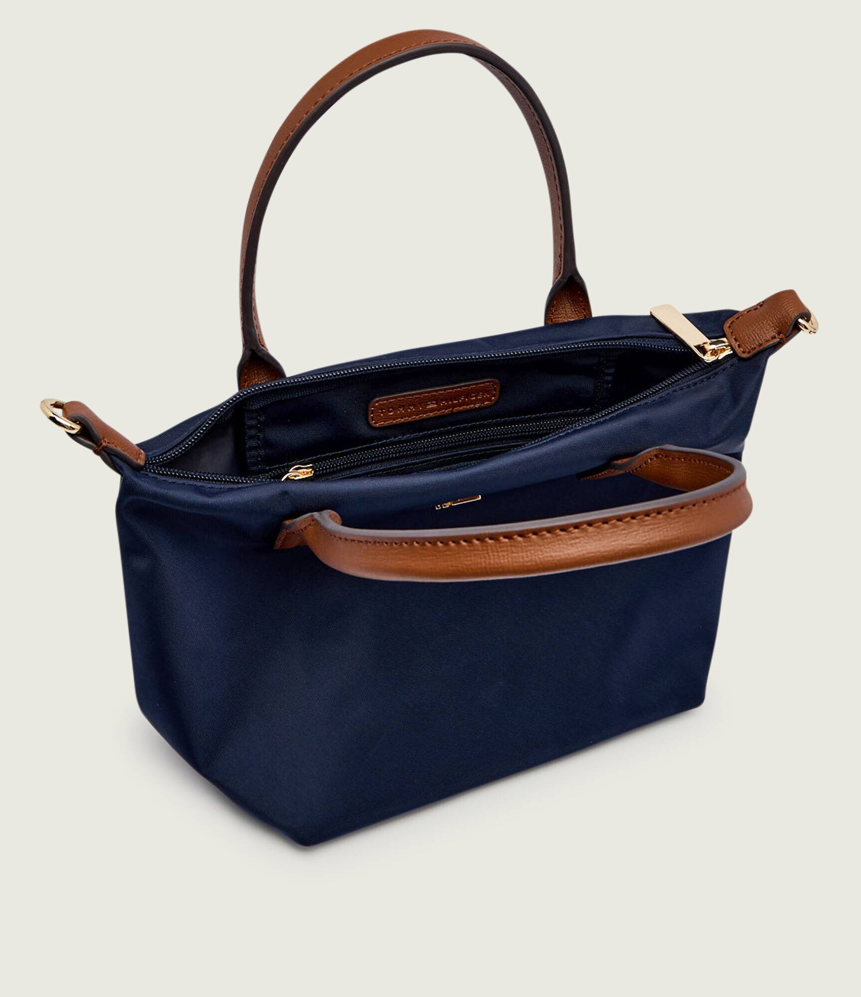 Tommy Hilfiger Geantă pe umăr Popette cu adaos de piele