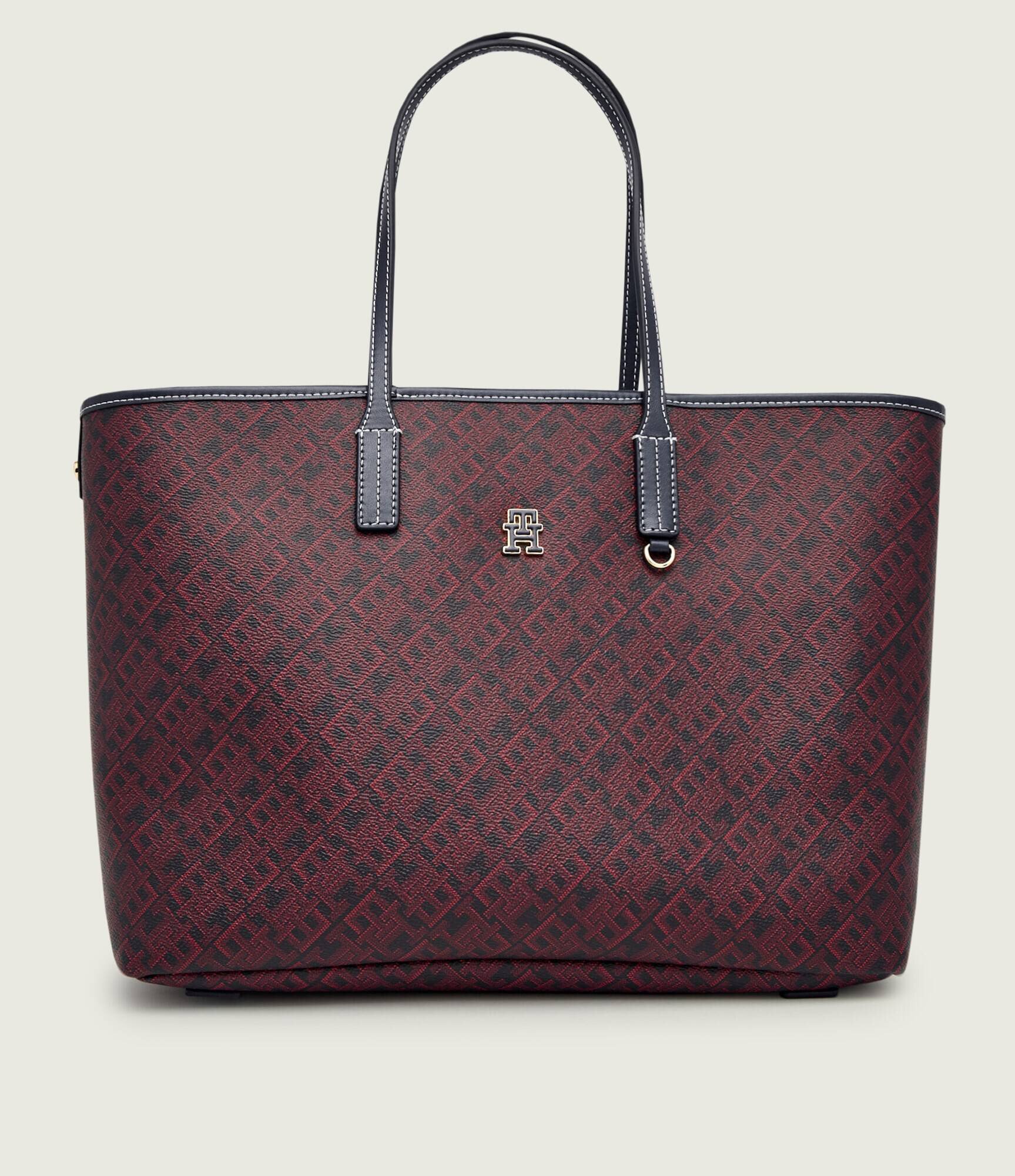 Tommy Hilfiger Geantă shopper + borsetă MONOPLAY cu adaos de piele