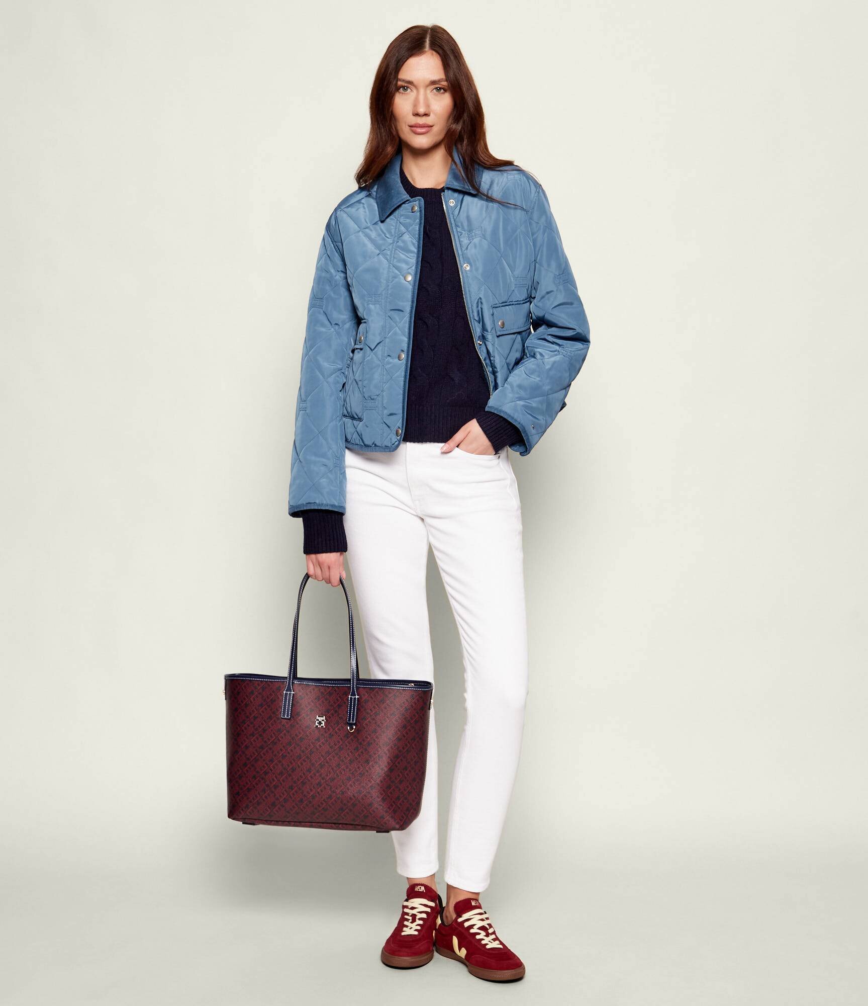Tommy Hilfiger Geantă shopper + borsetă MONOPLAY cu adaos de piele