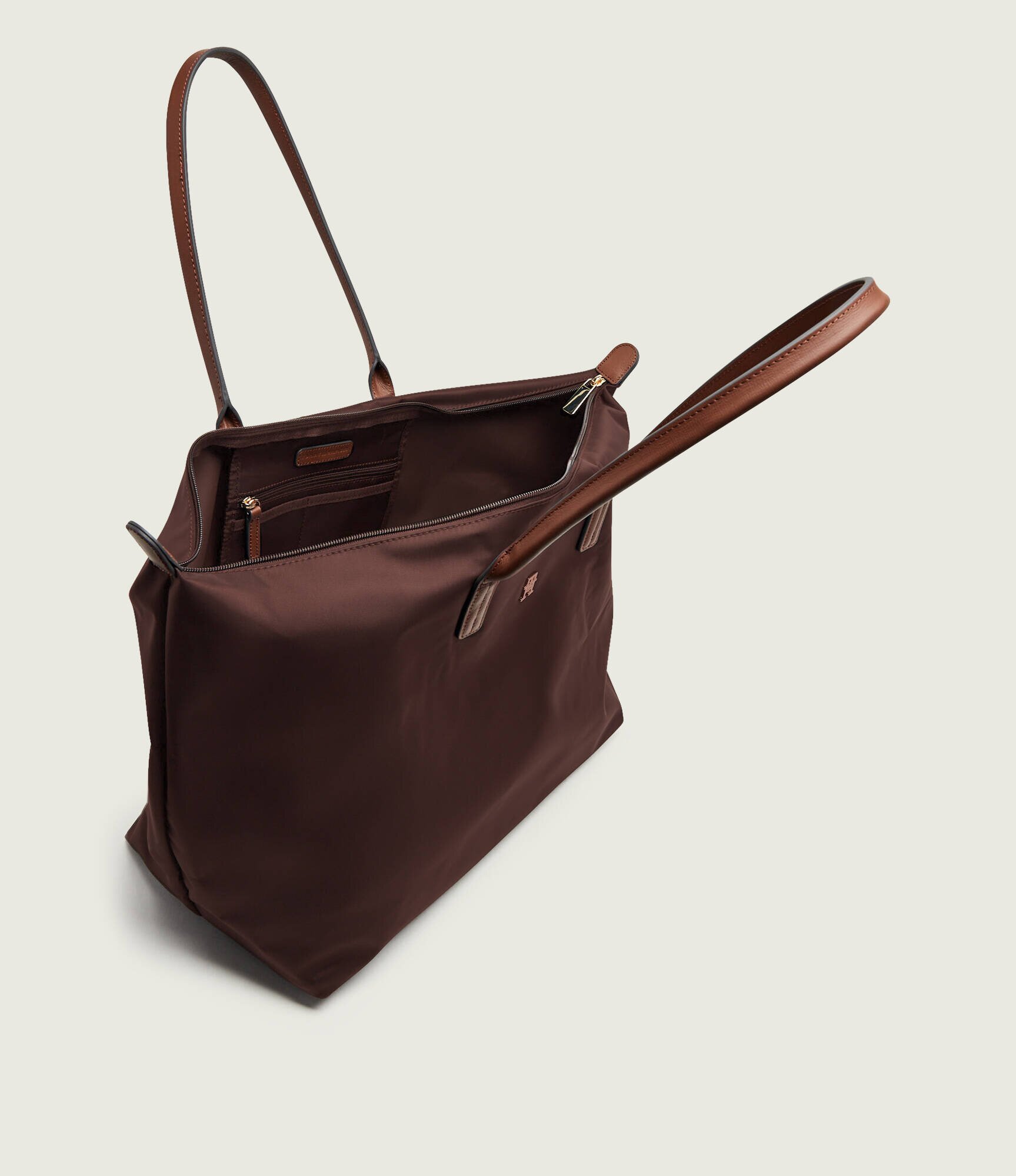 Tommy Hilfiger Geantă shopper cu adaos de piele