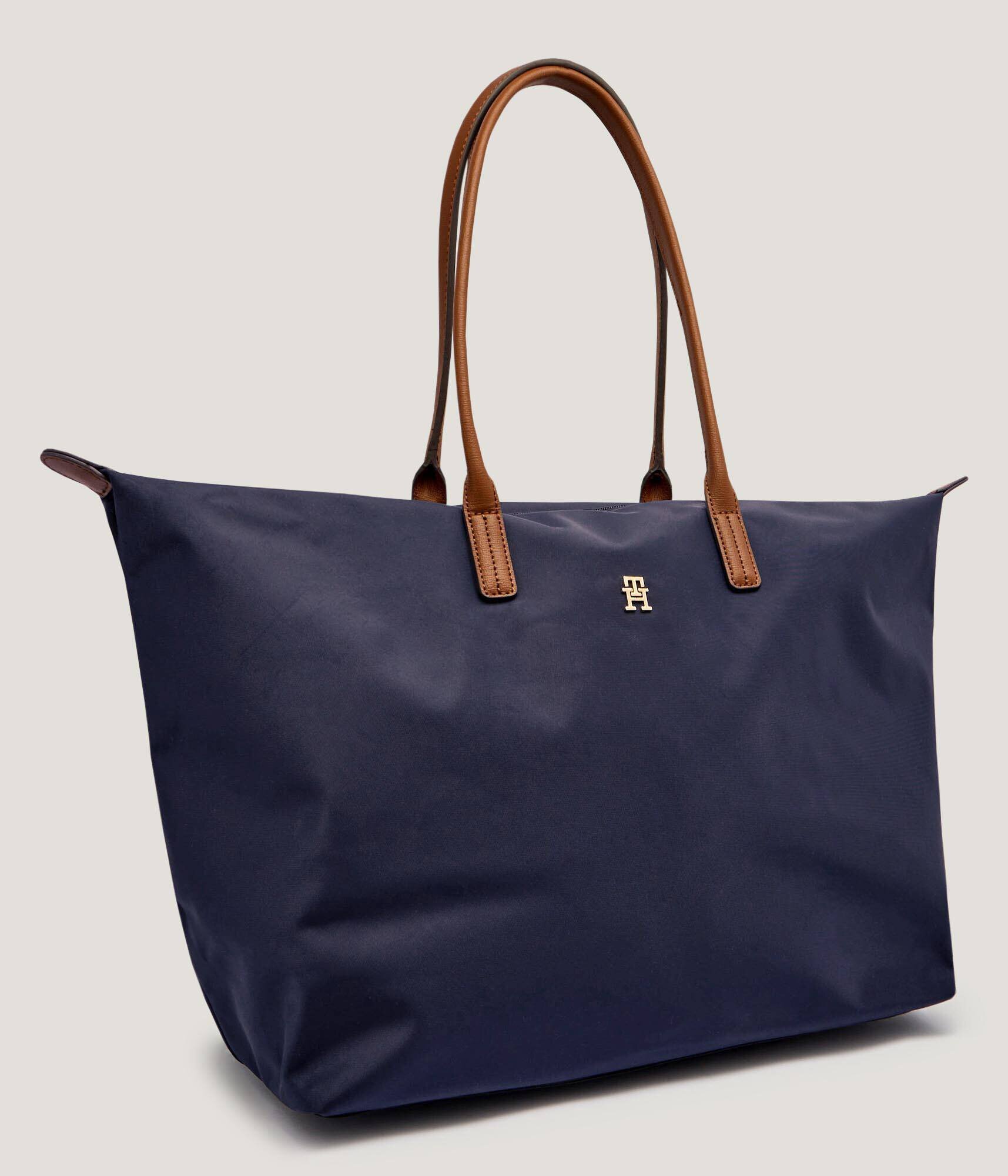 Tommy Hilfiger Geantă shopper cu adaos de piele