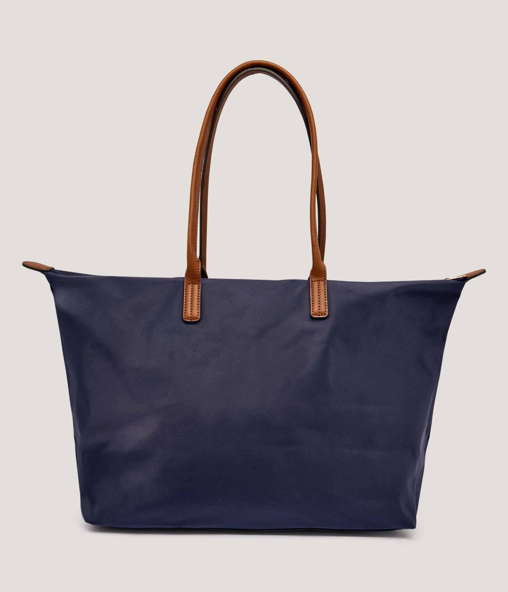 Tommy Hilfiger Geantă shopper cu adaos de piele
