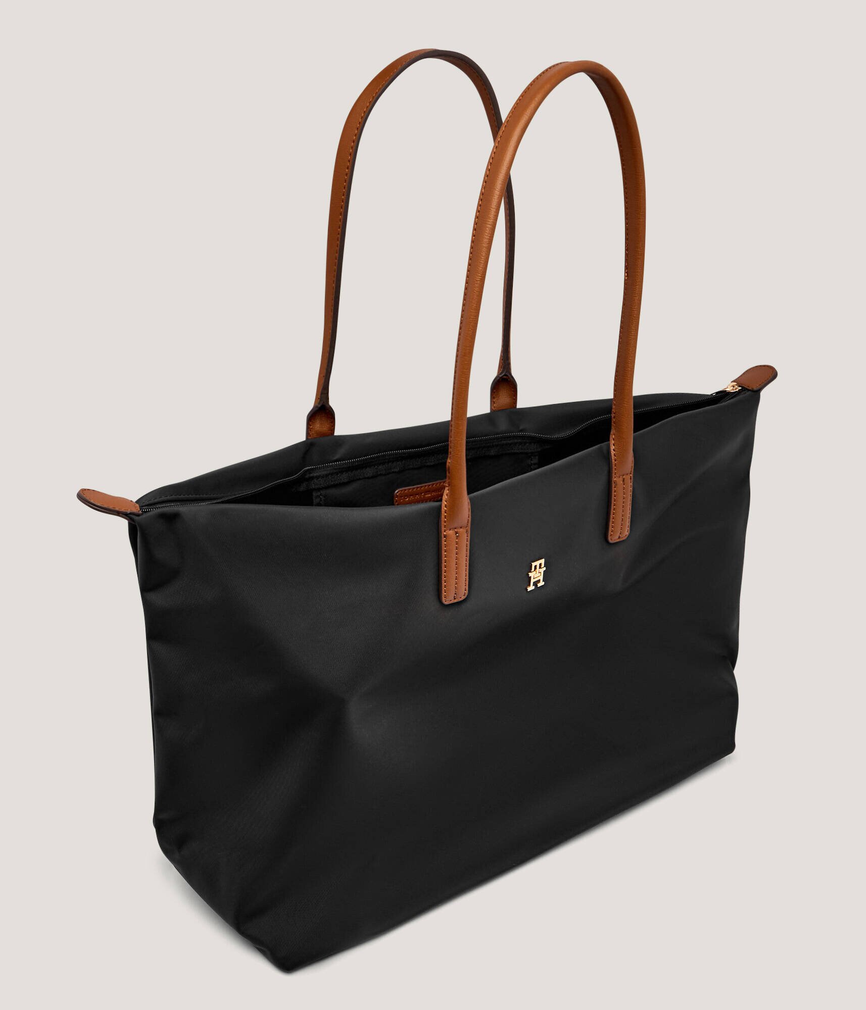 Tommy Hilfiger Geantă shopper cu adaos de piele