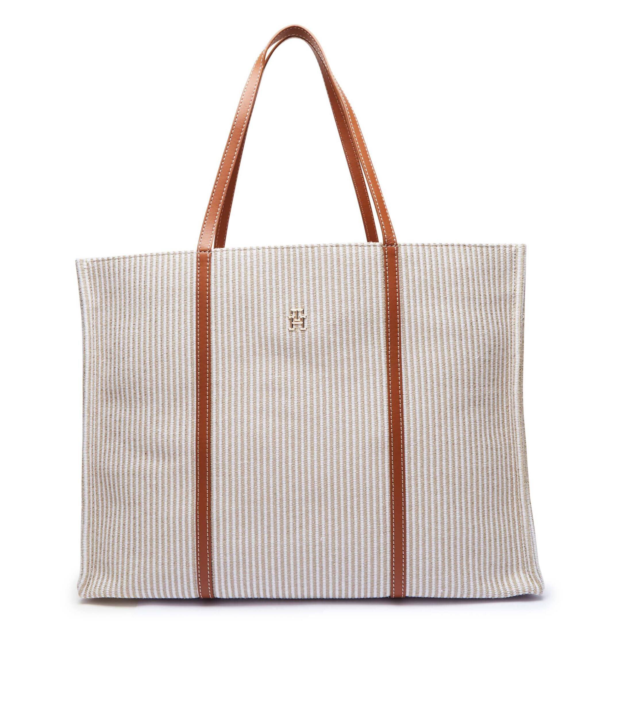 Tommy Hilfiger Geantă shopper cu adaos de piele