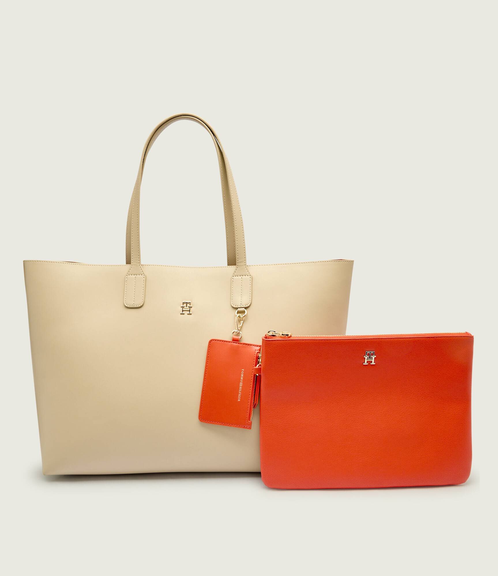 Tommy Hilfiger Geantă shopper cu două fețe + borsetă ICON