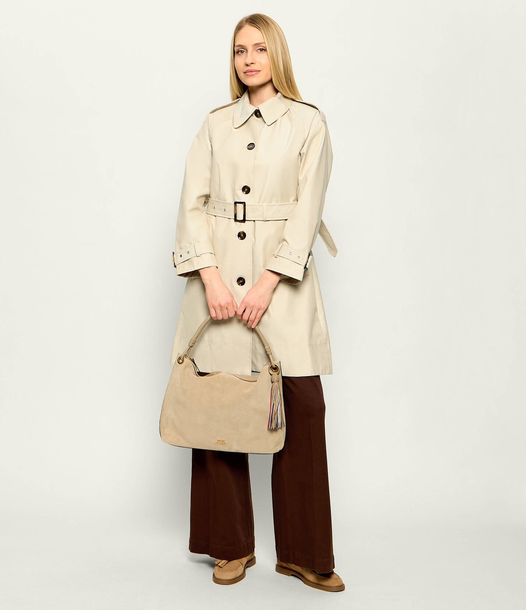 Tommy Hilfiger Geantă shopper | piele întoarsă