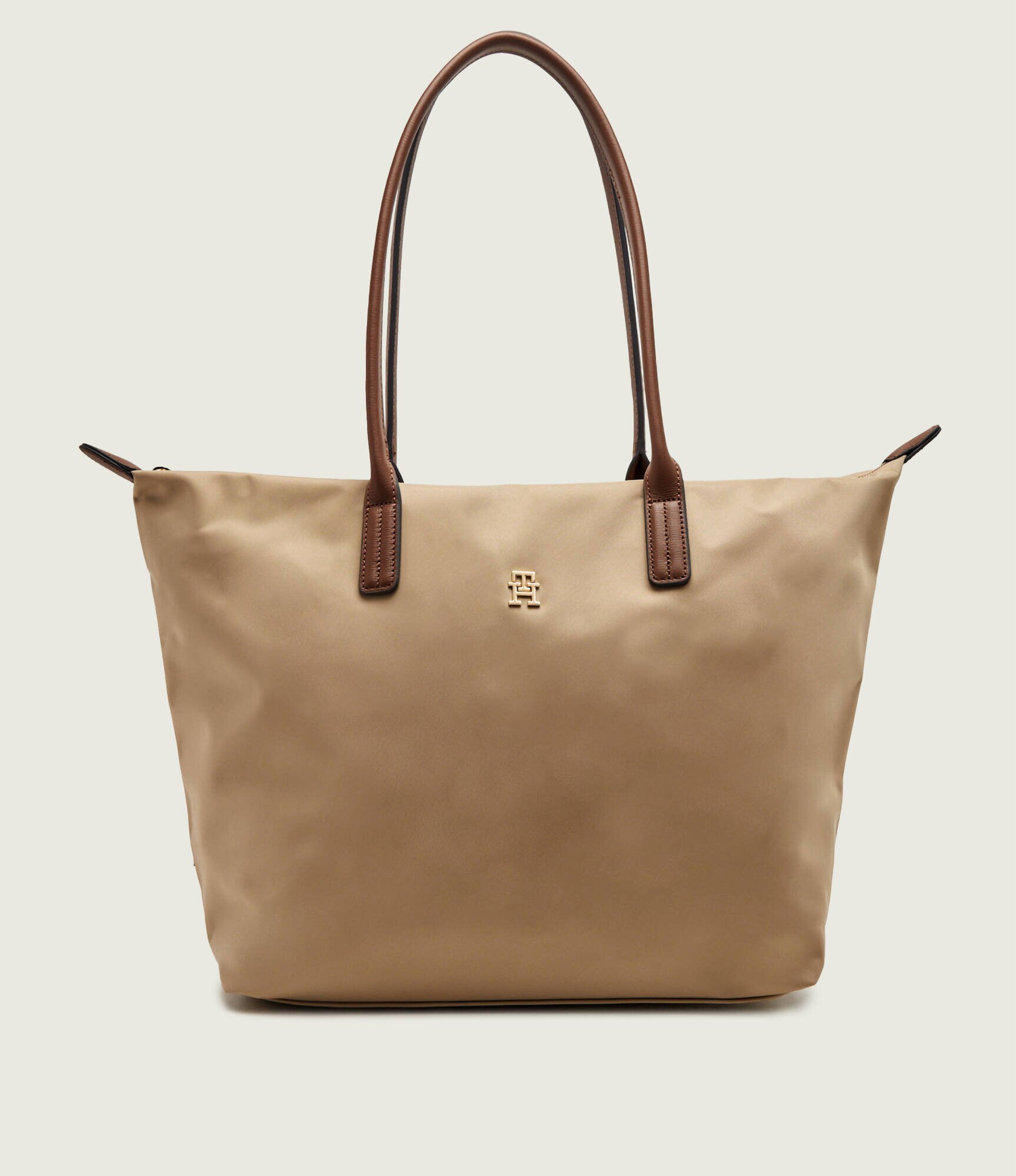 Tommy Hilfiger Geantă shopper Popette cu adaos de piele