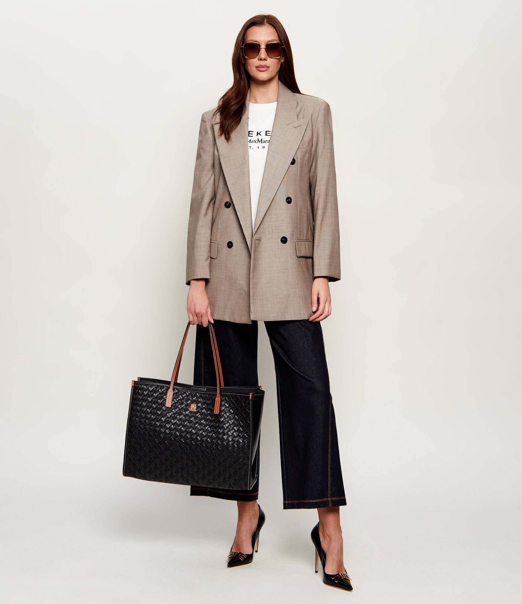 Tommy Hilfiger Geantă shopper TH CITY cu adaos de piele