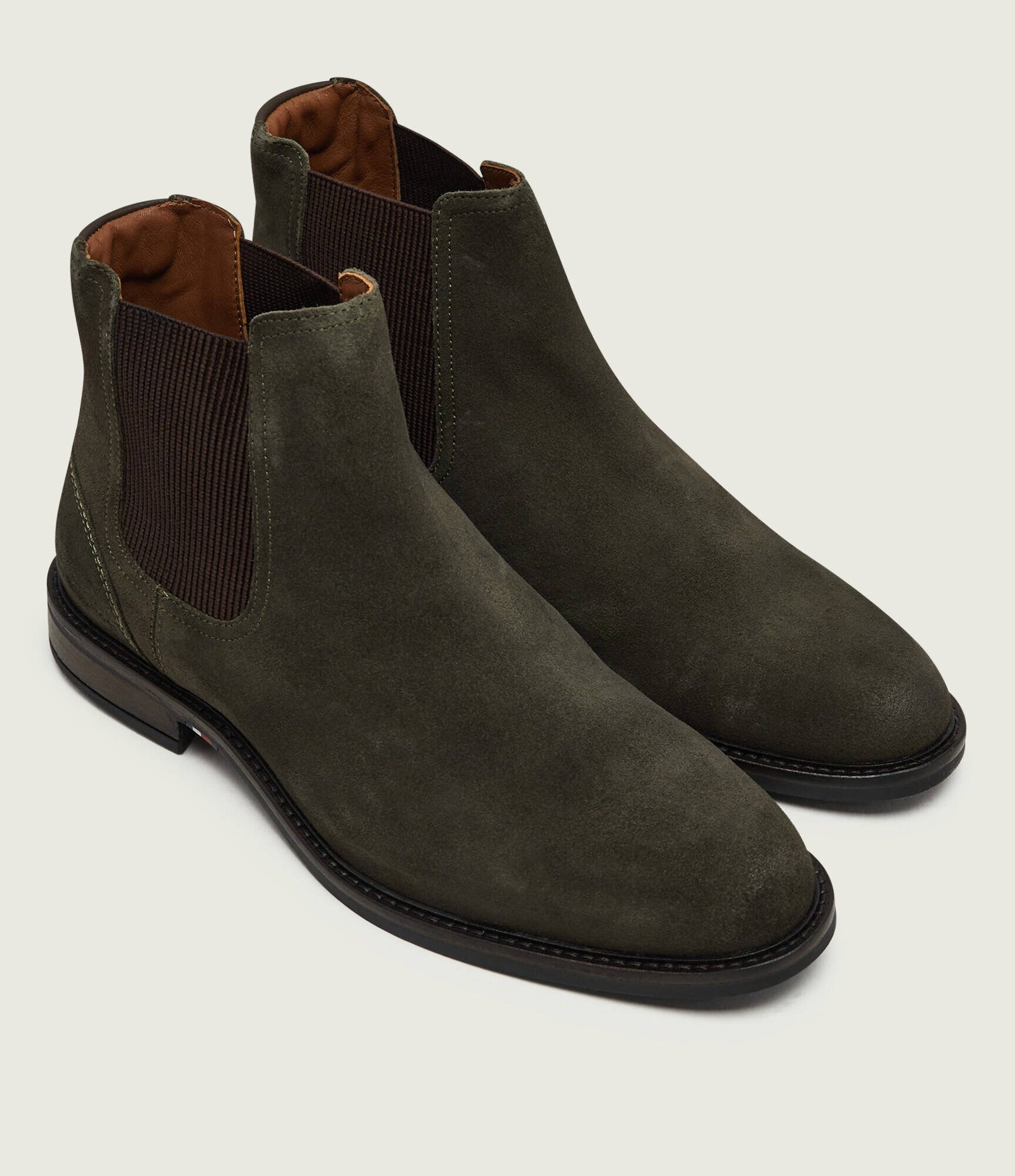 Tommy Hilfiger Ghete chelsea Chelsea | piele întoarsă