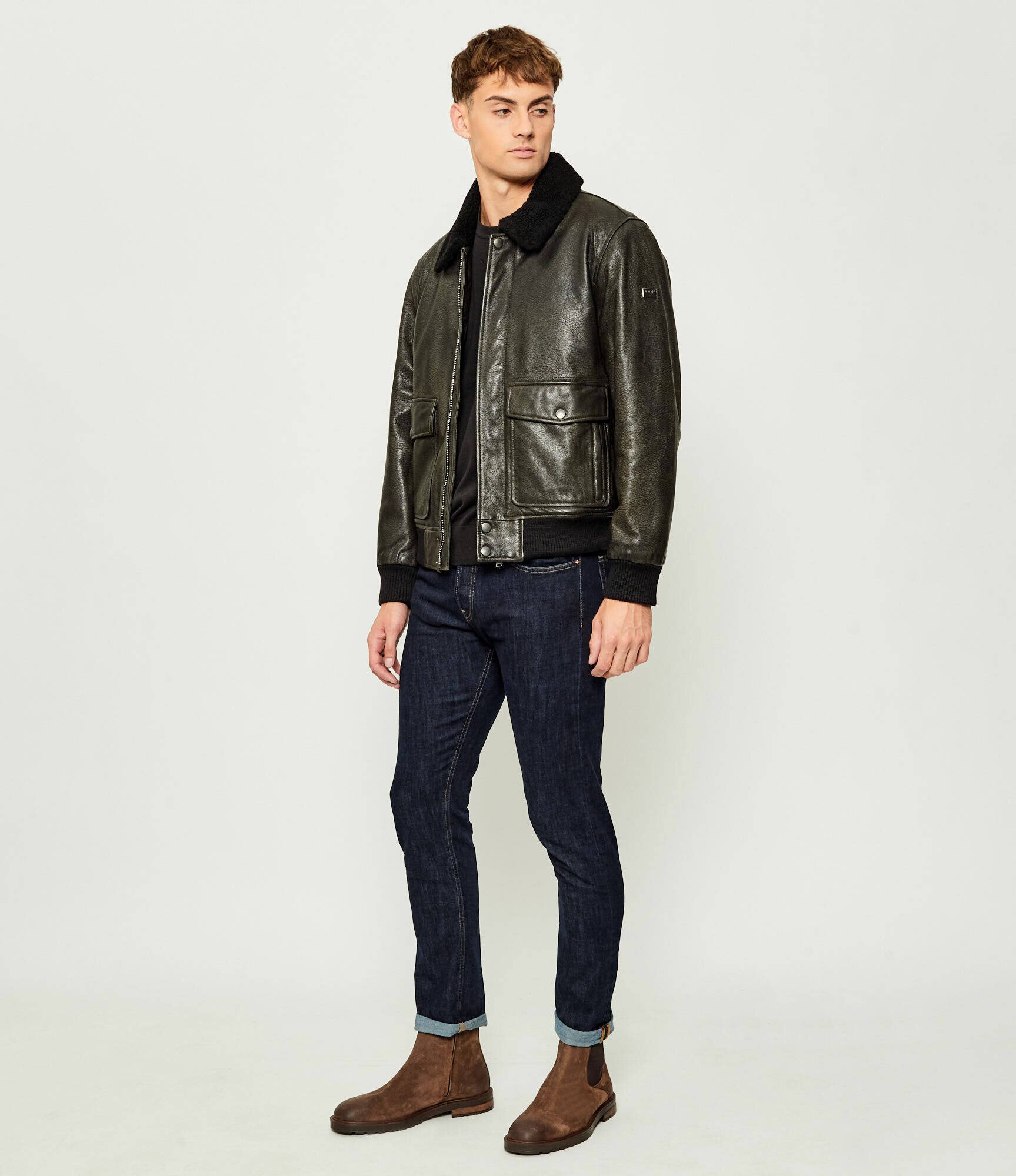 Tommy Hilfiger Ghete chelsea Chelsea | piele întoarsă