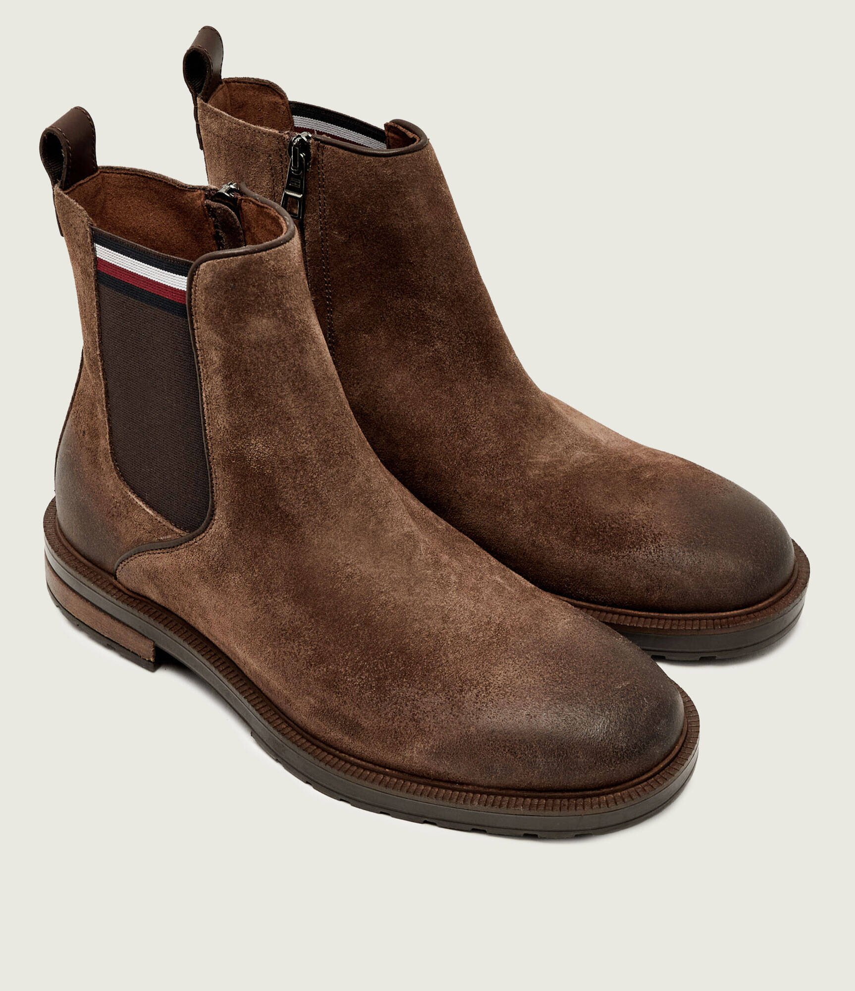 Tommy Hilfiger Ghete chelsea Chelsea | piele întoarsă