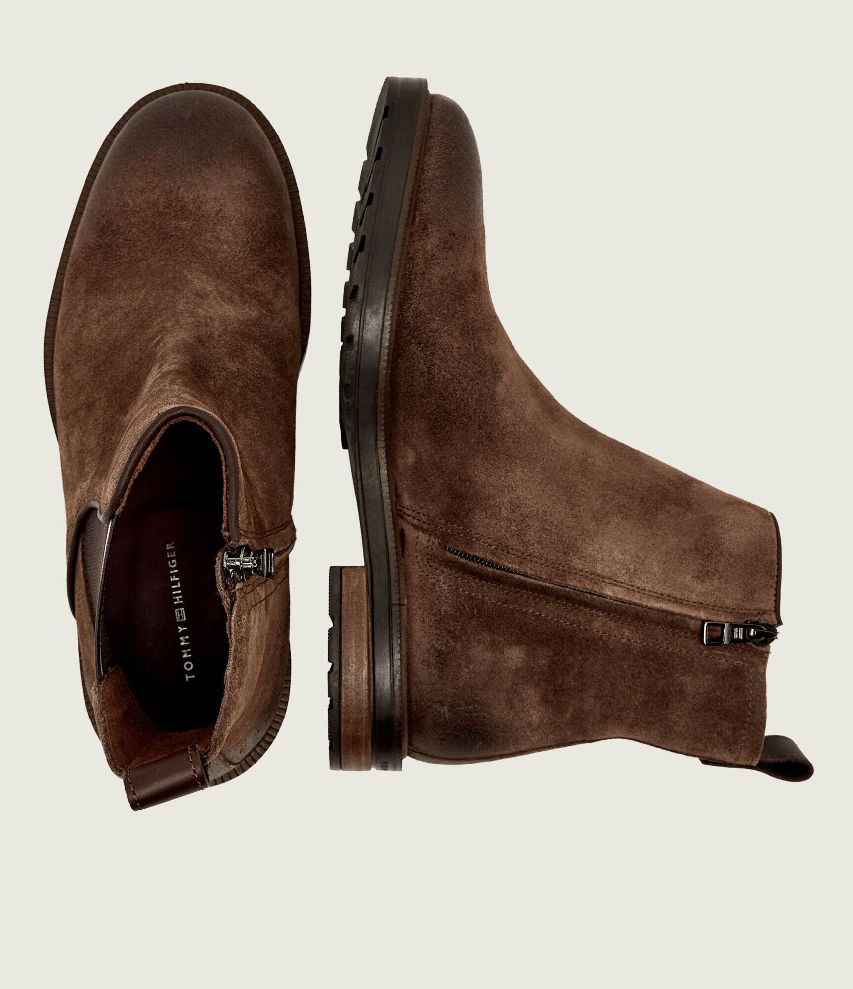 Tommy Hilfiger Ghete chelsea Chelsea | piele întoarsă