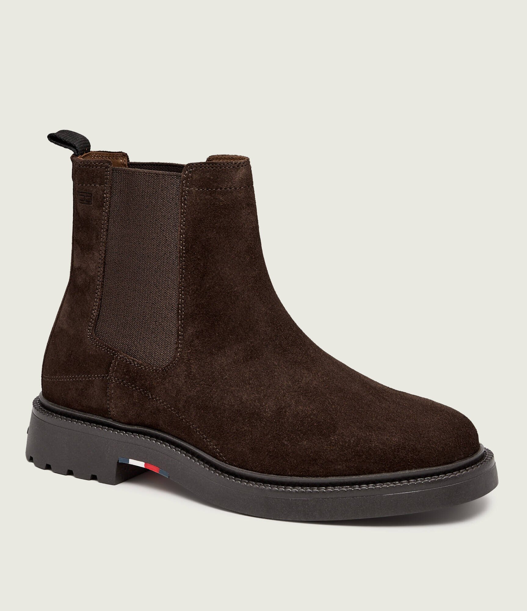 Tommy Hilfiger Ghete chelsea Corporate | zamsz cu adaos de piele