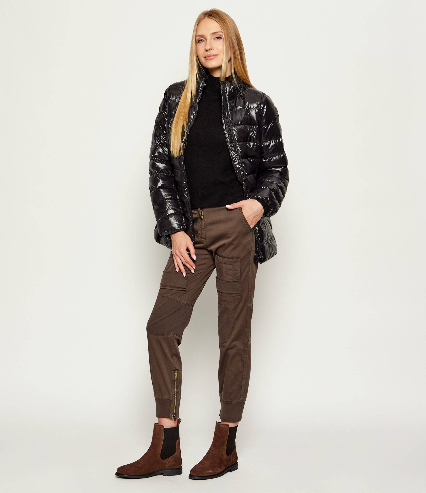 Tommy Hilfiger Ghete chelsea | piele întoarsă