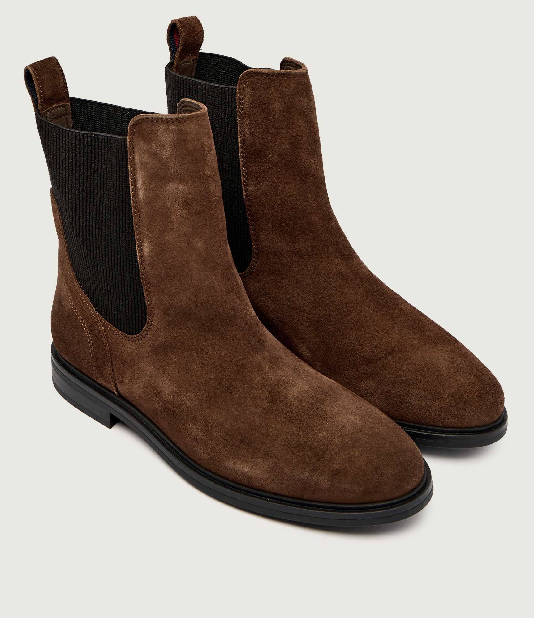 Tommy Hilfiger Ghete chelsea | piele întoarsă