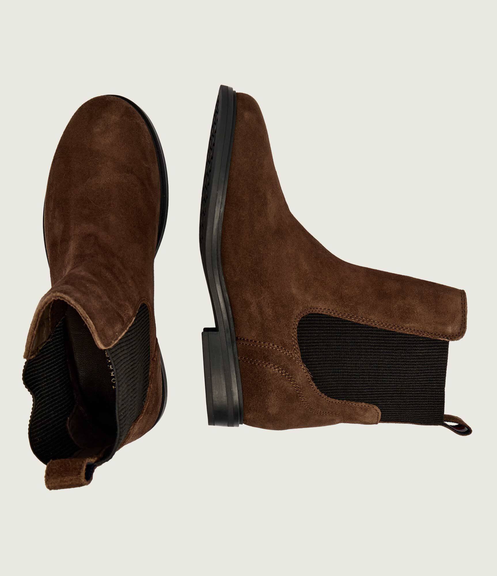 Tommy Hilfiger Ghete chelsea | piele întoarsă