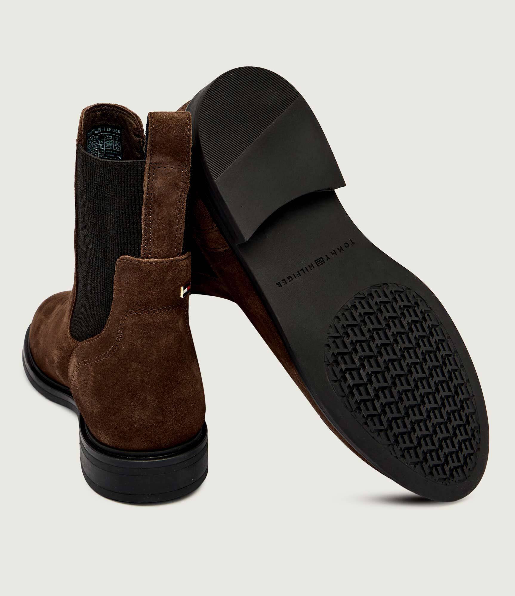 Tommy Hilfiger Ghete chelsea | piele întoarsă