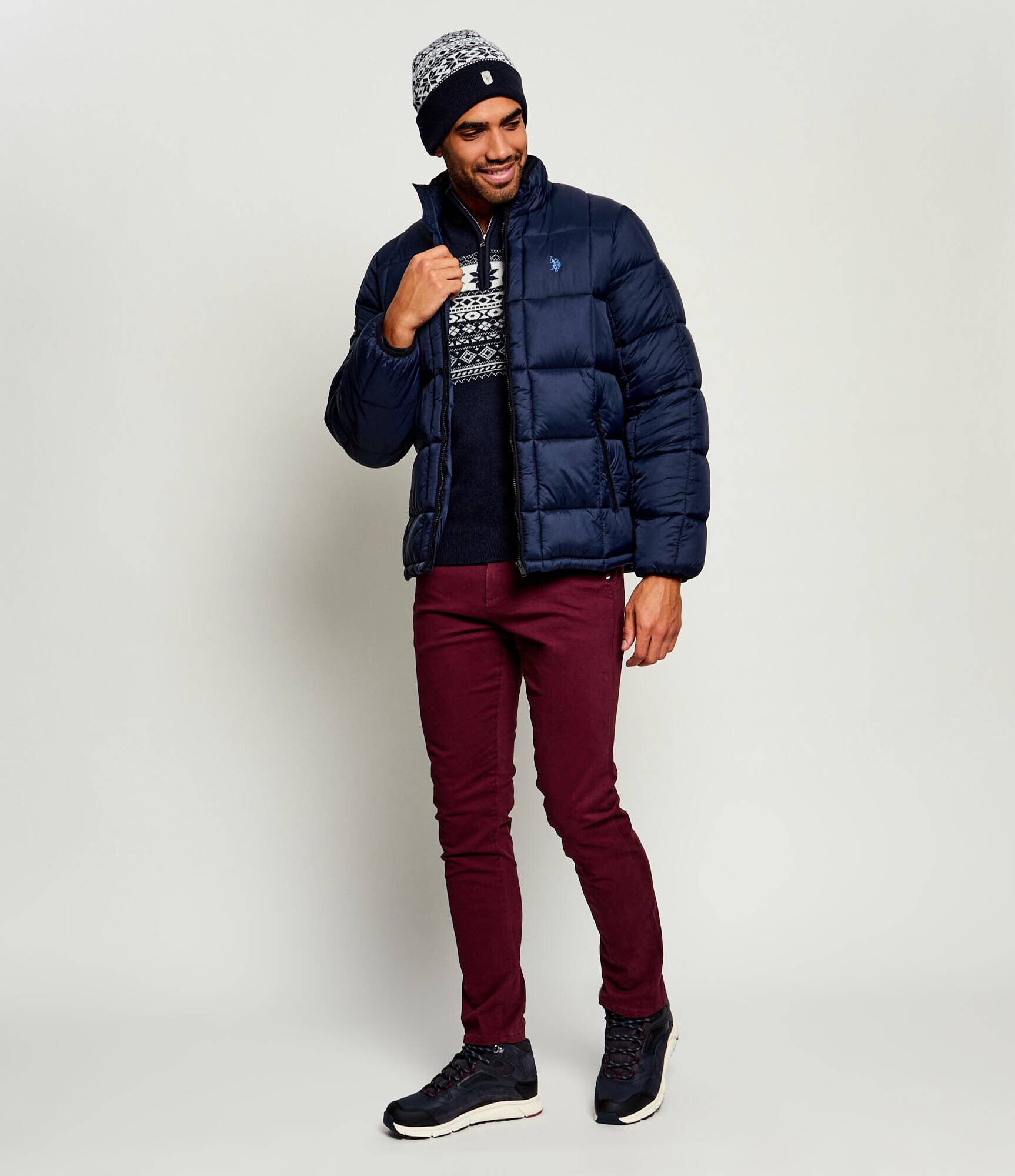 Tommy Hilfiger Ghete de trekking Mix Chukka Runner | piele întoarsă