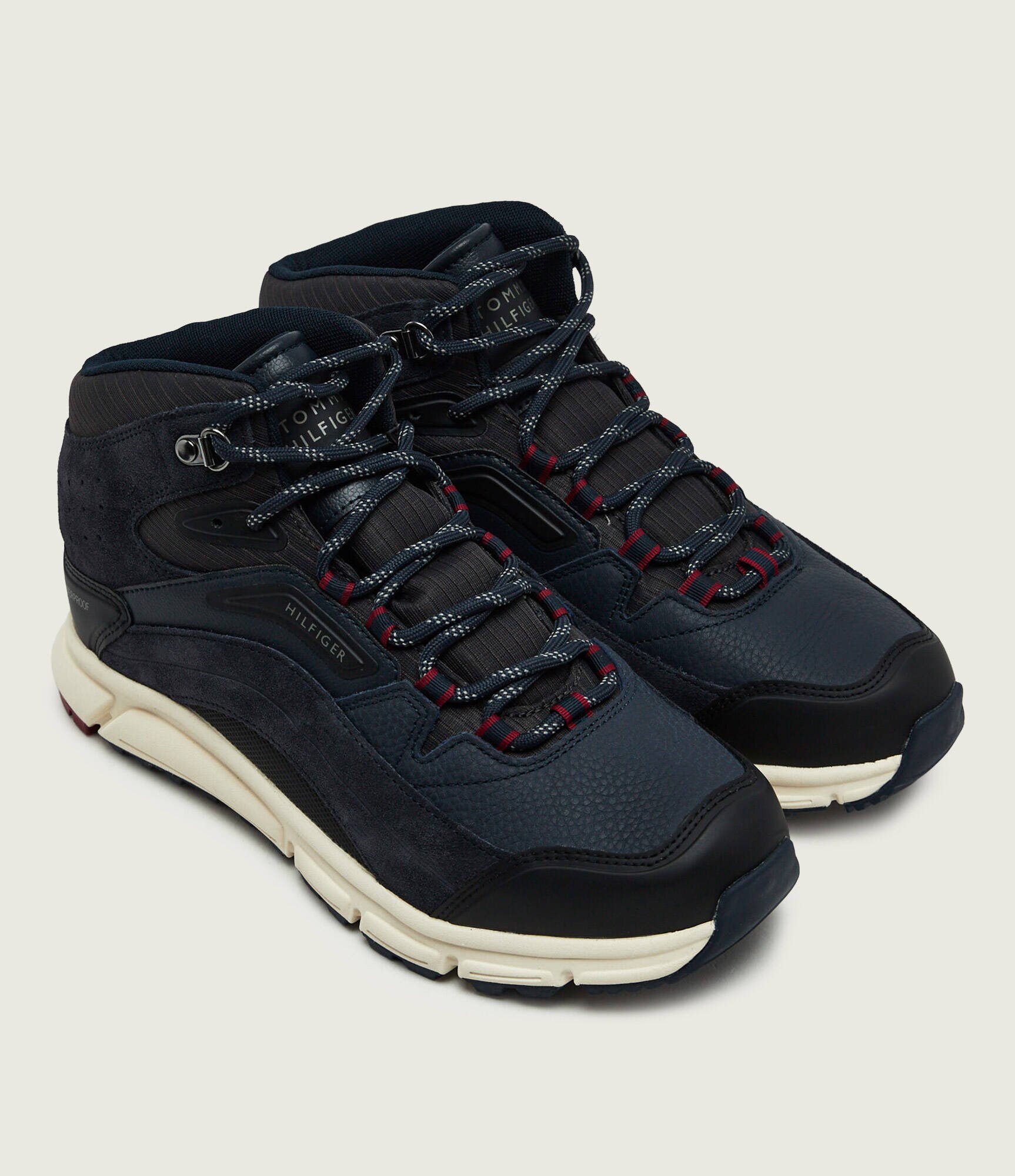 Tommy Hilfiger Ghete de trekking Mix Chukka Runner | piele întoarsă